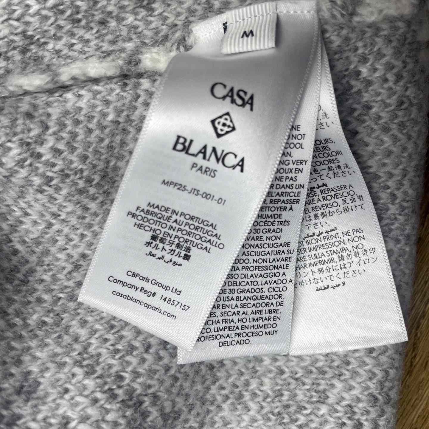 Casablanca Logo-pattern Zip-fastening Cardigan   D0115 - DesignerGu