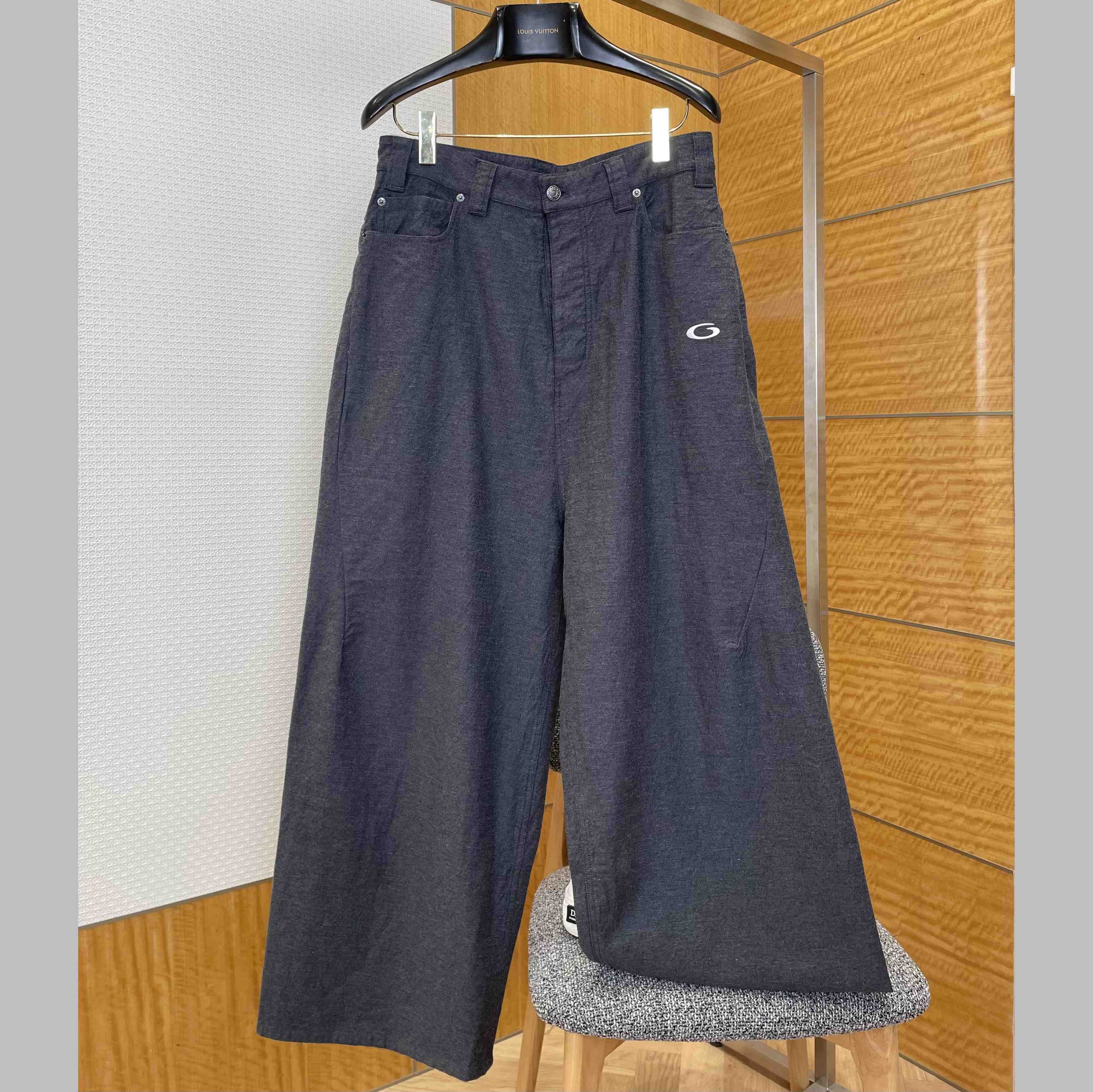 Balenciaga Men's Trompe L'oeil Sweatpants In Anthracite - DesignerGu