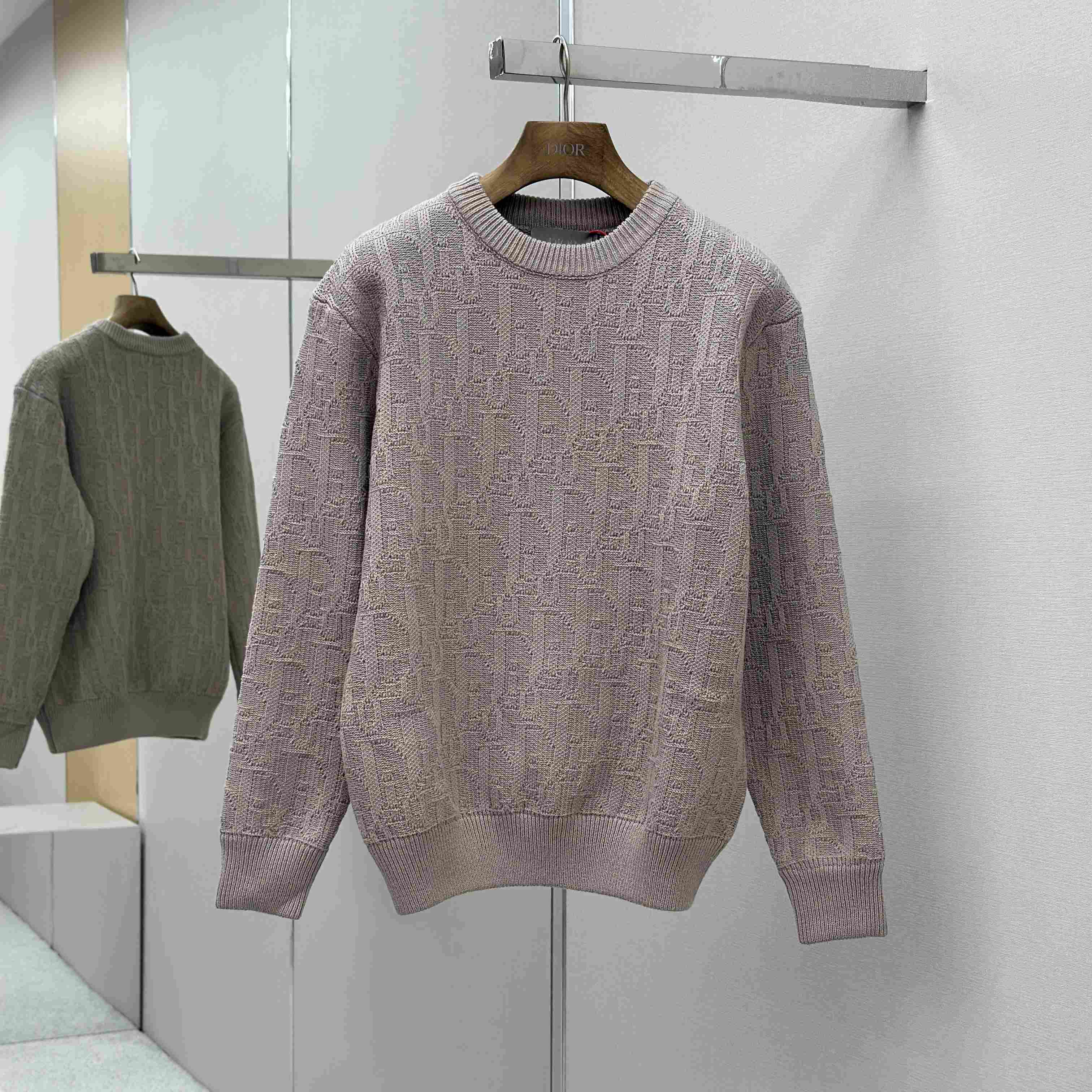 Dior Oblique Cotton Blend Sweater - DesignerGu