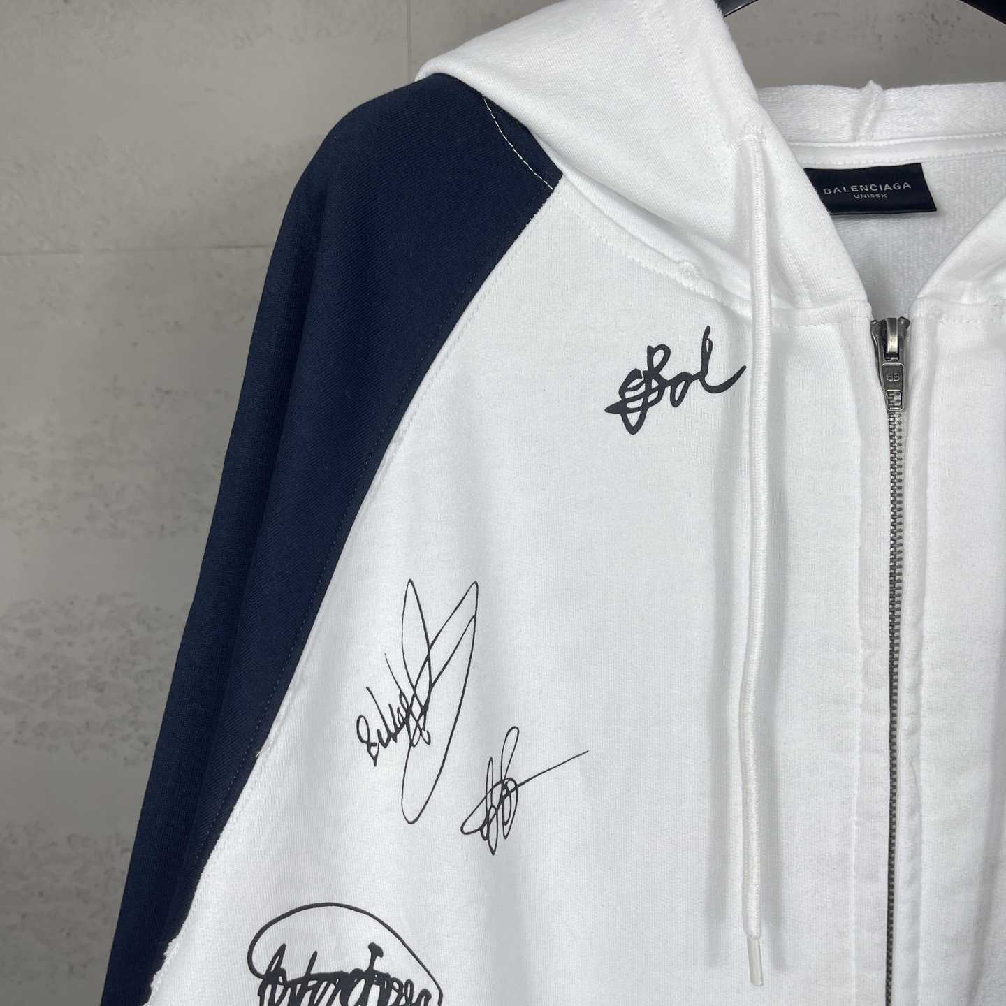 Balenciaga Banana Raglan Oversized Zip-Up Hoodie  - DesignerGu