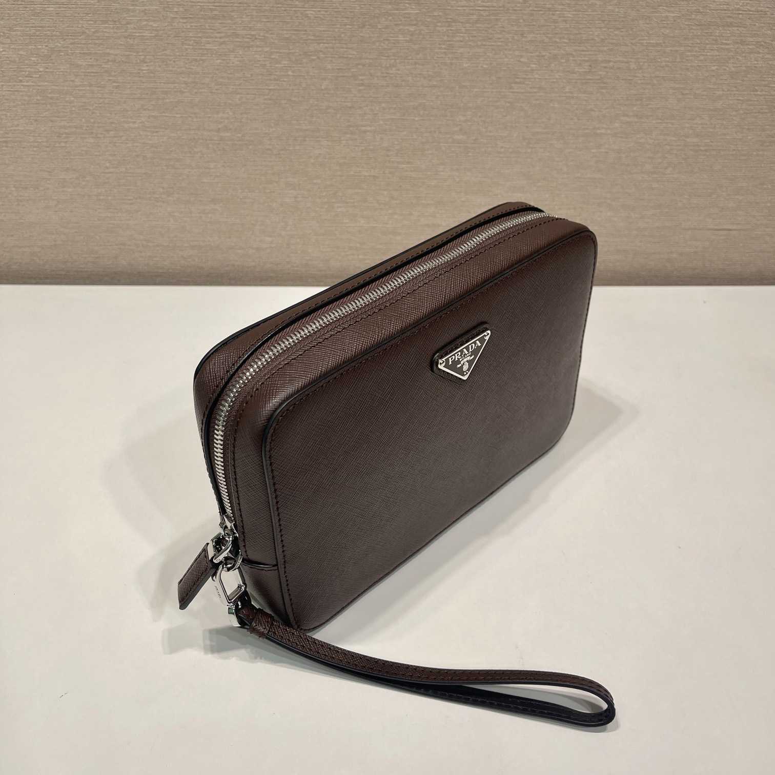 Prada Leather Clutch Bag (23.5*15.5*6.5cm) - DesignerGu