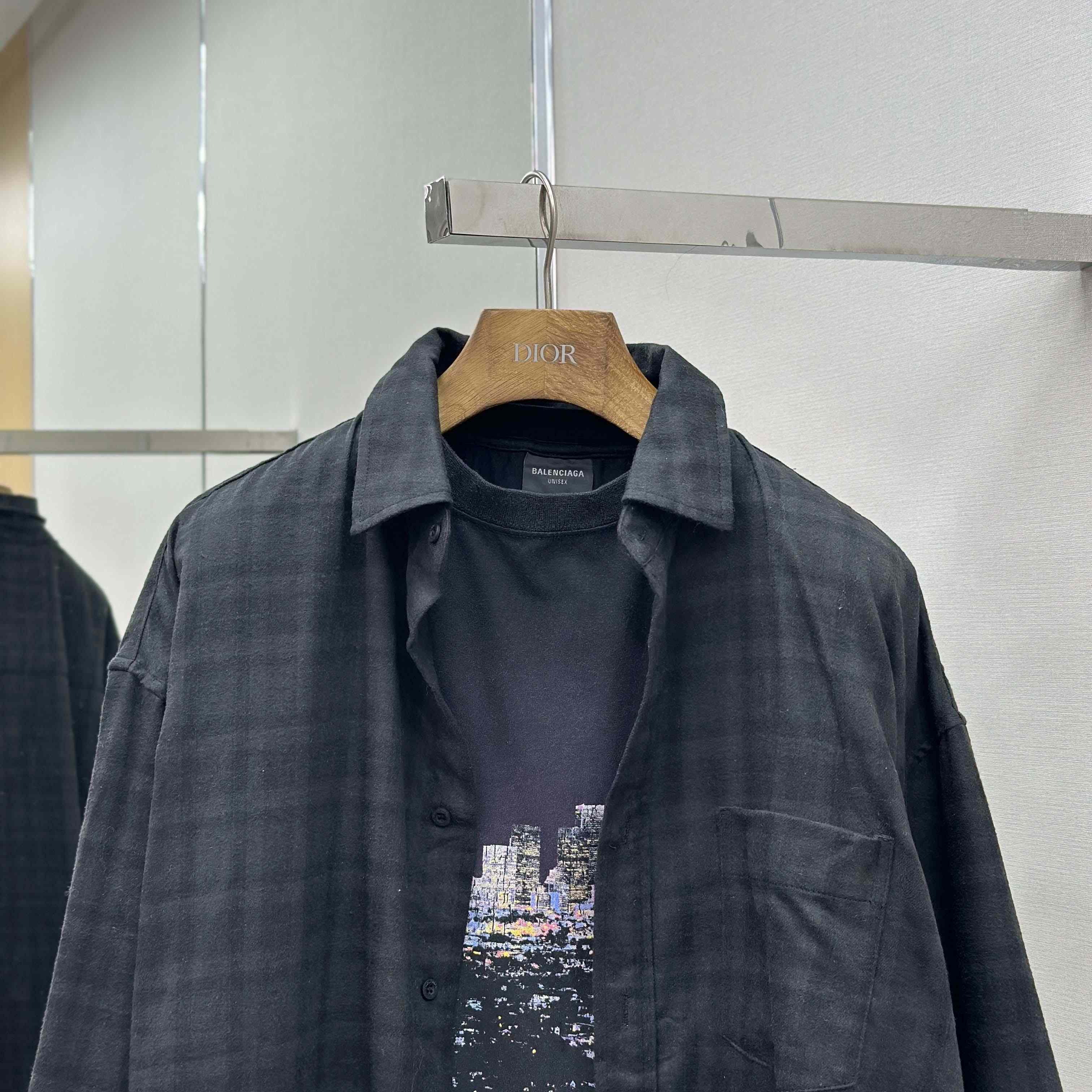 Balenciaga Layered Shirt - DesignerGu