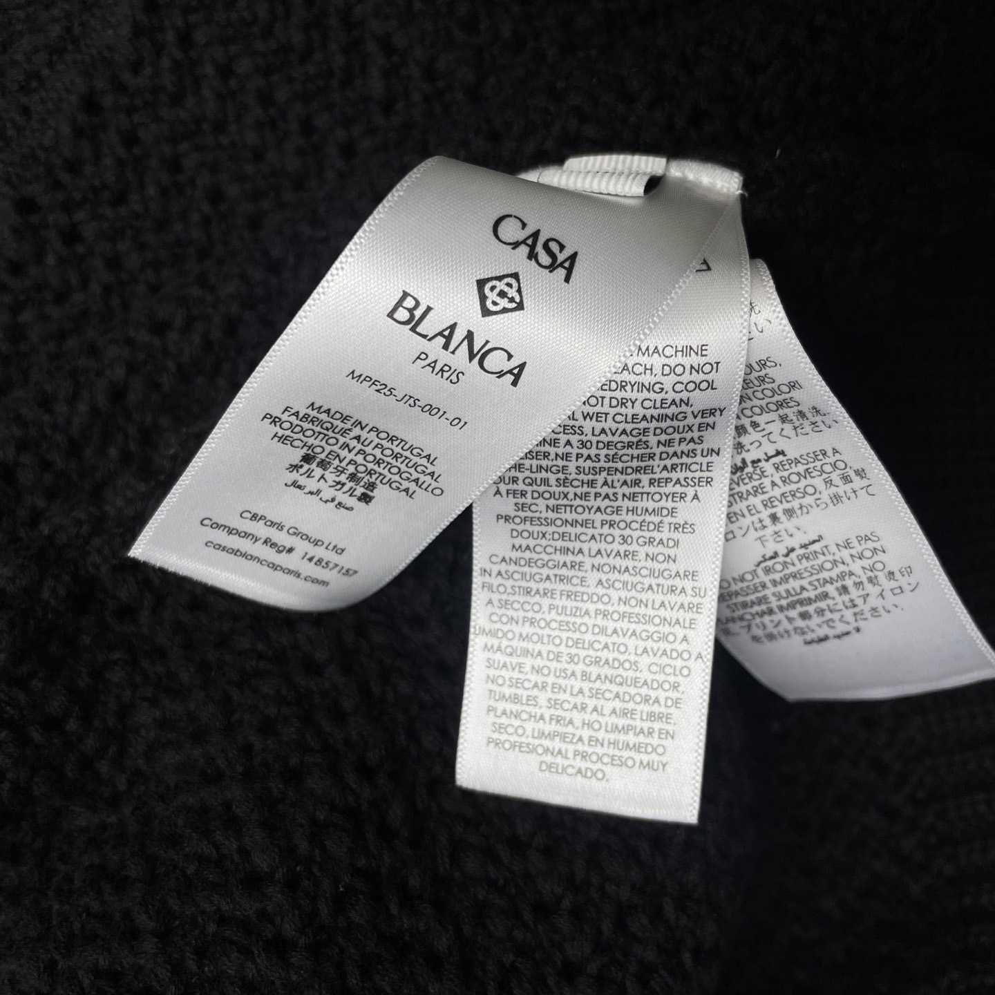 Casablanca Buttoned Ribbed Knit Cardigan   D0114 - DesignerGu