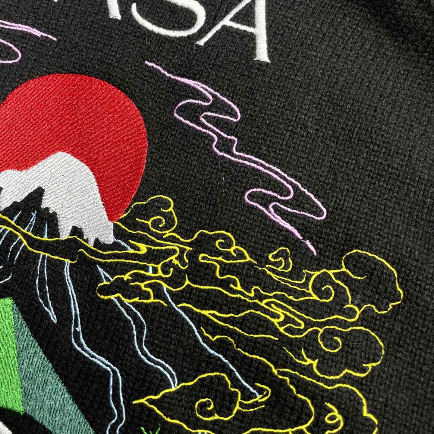 Casablanca Embroidered Panel Cardigan   Z6035 - DesignerGu