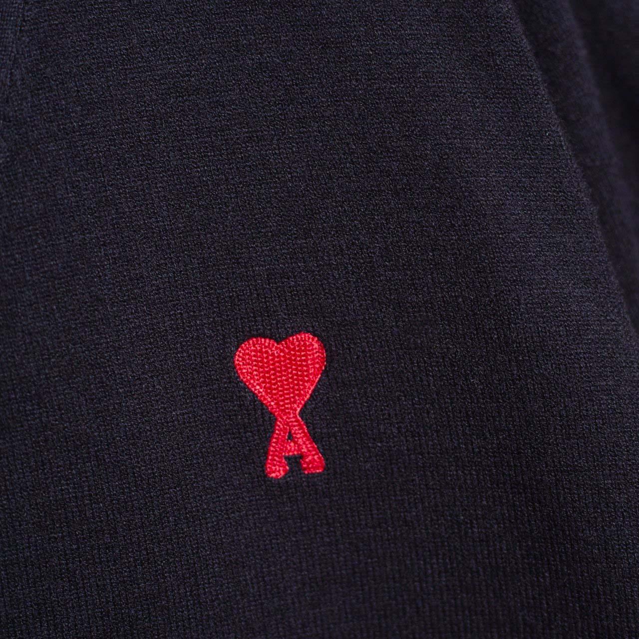 AMI Paris Ami De Coeur Wool Cardigan - DesignerGu