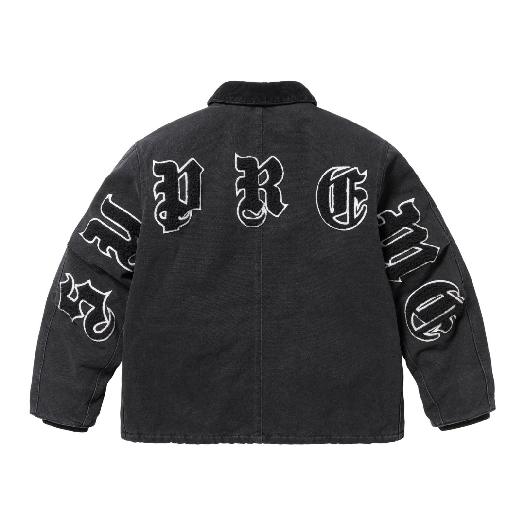 Supreme Old English Canvas Work Jacket - DesignerGu