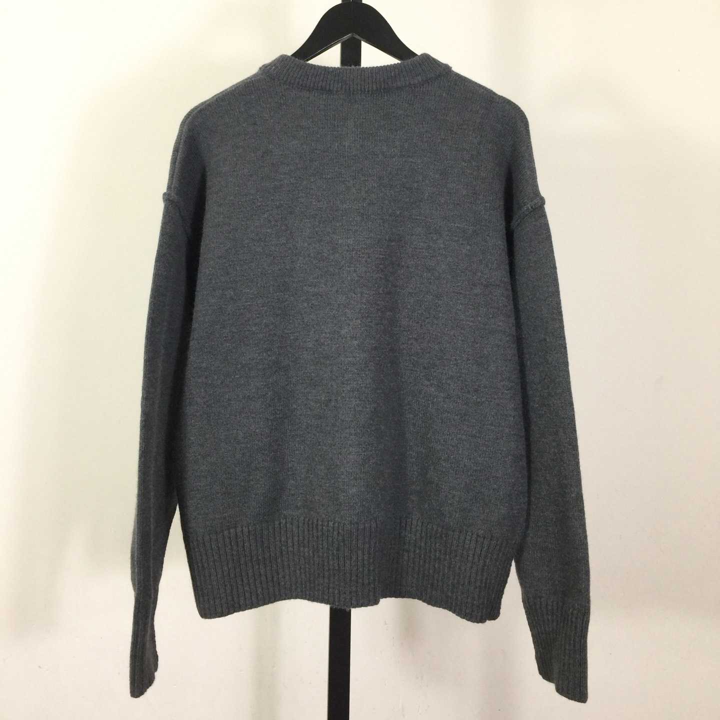 AMI Paris Ami De Coeur Wool Cardigan - DesignerGu