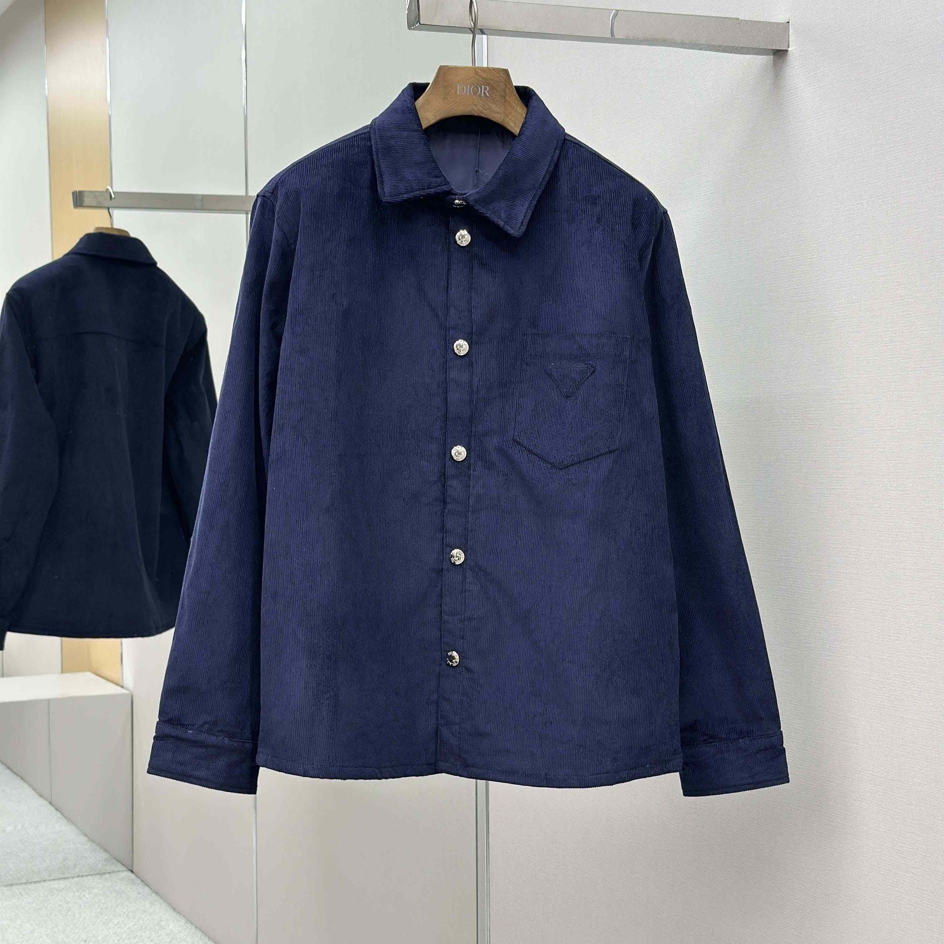 Prada Corduroy Shirt - DesignerGu
