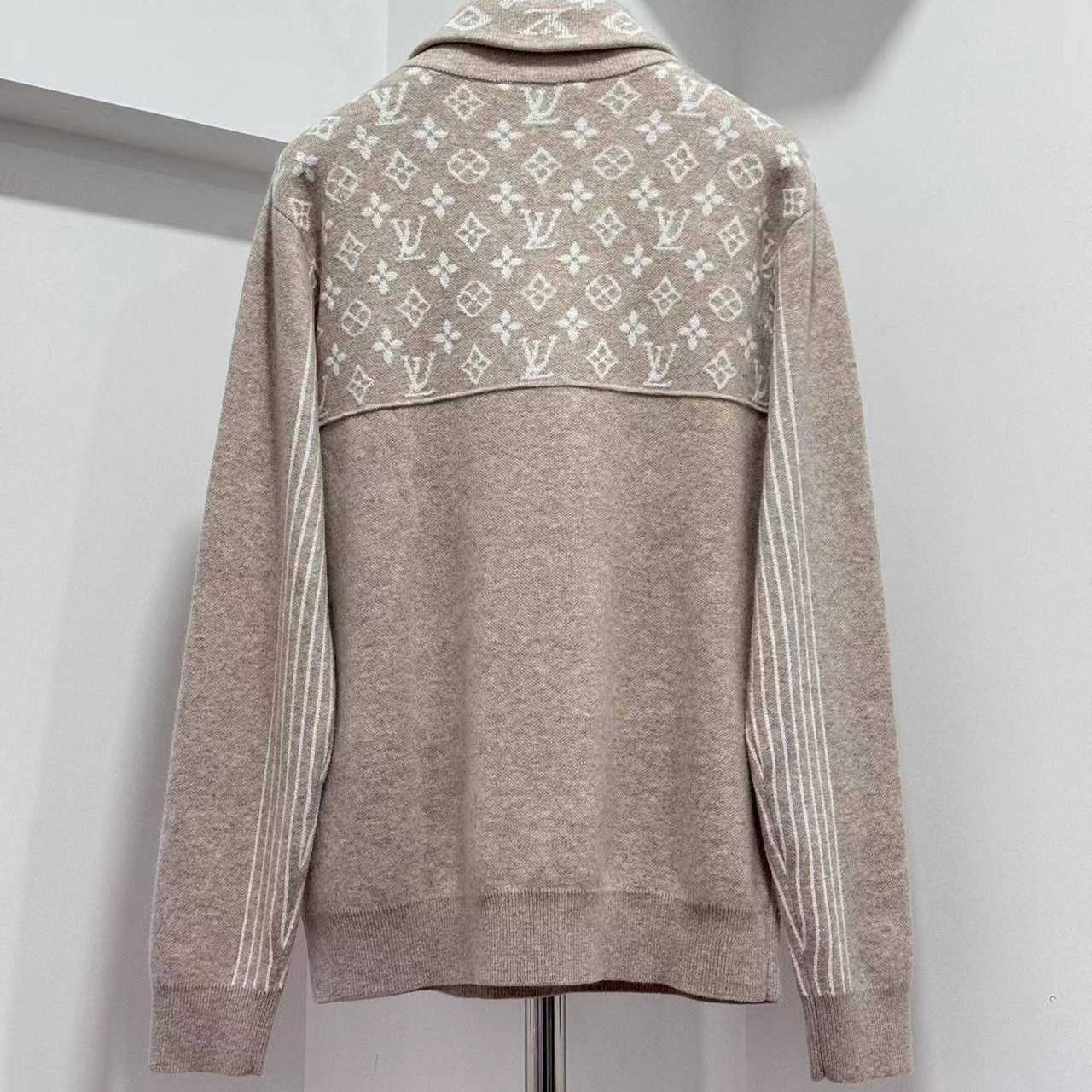 Louis Vuitton Ribbed Wool Half-Zip Pullover   1AJBWI - DesignerGu