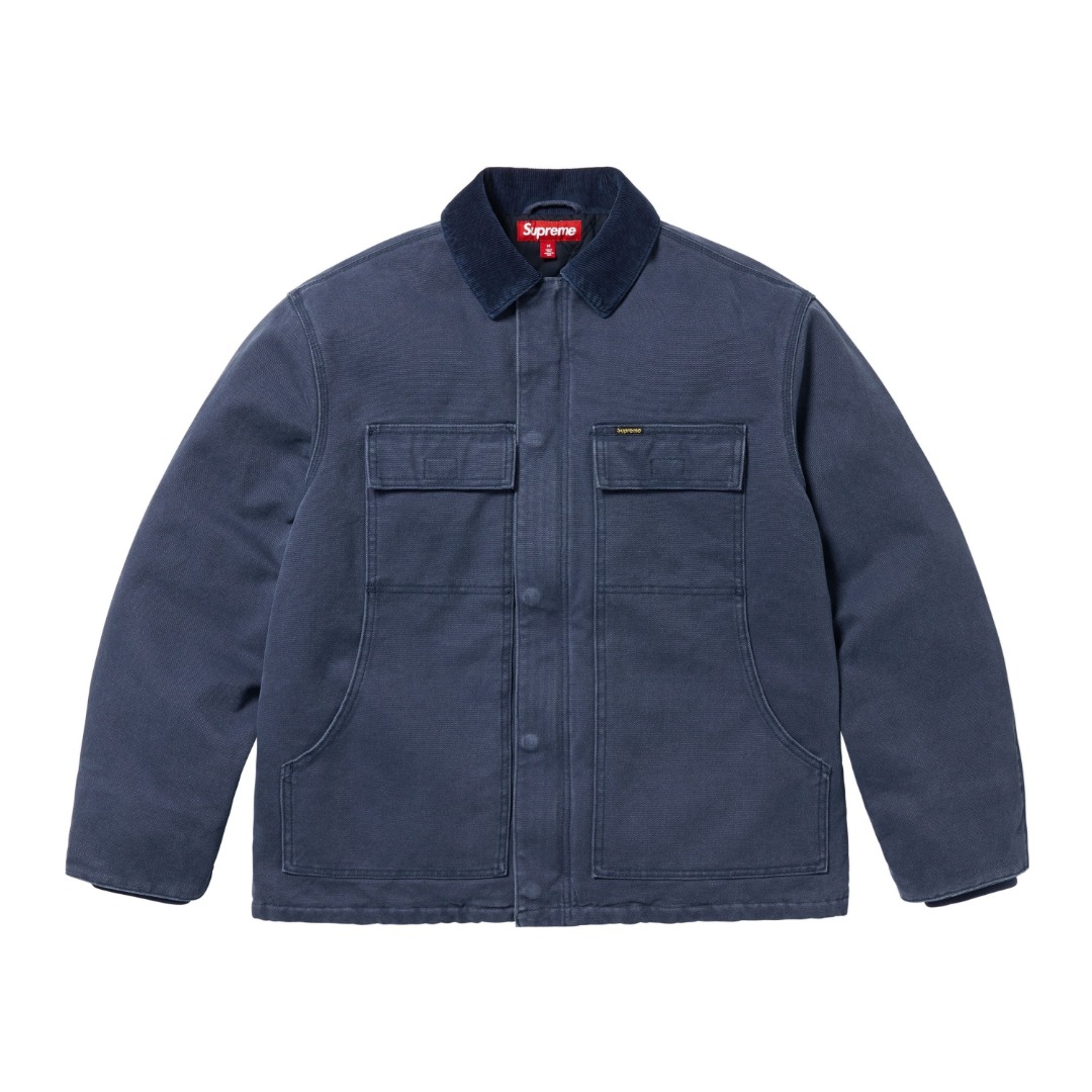 Supreme Old English Canvas Work Jacket - DesignerGu