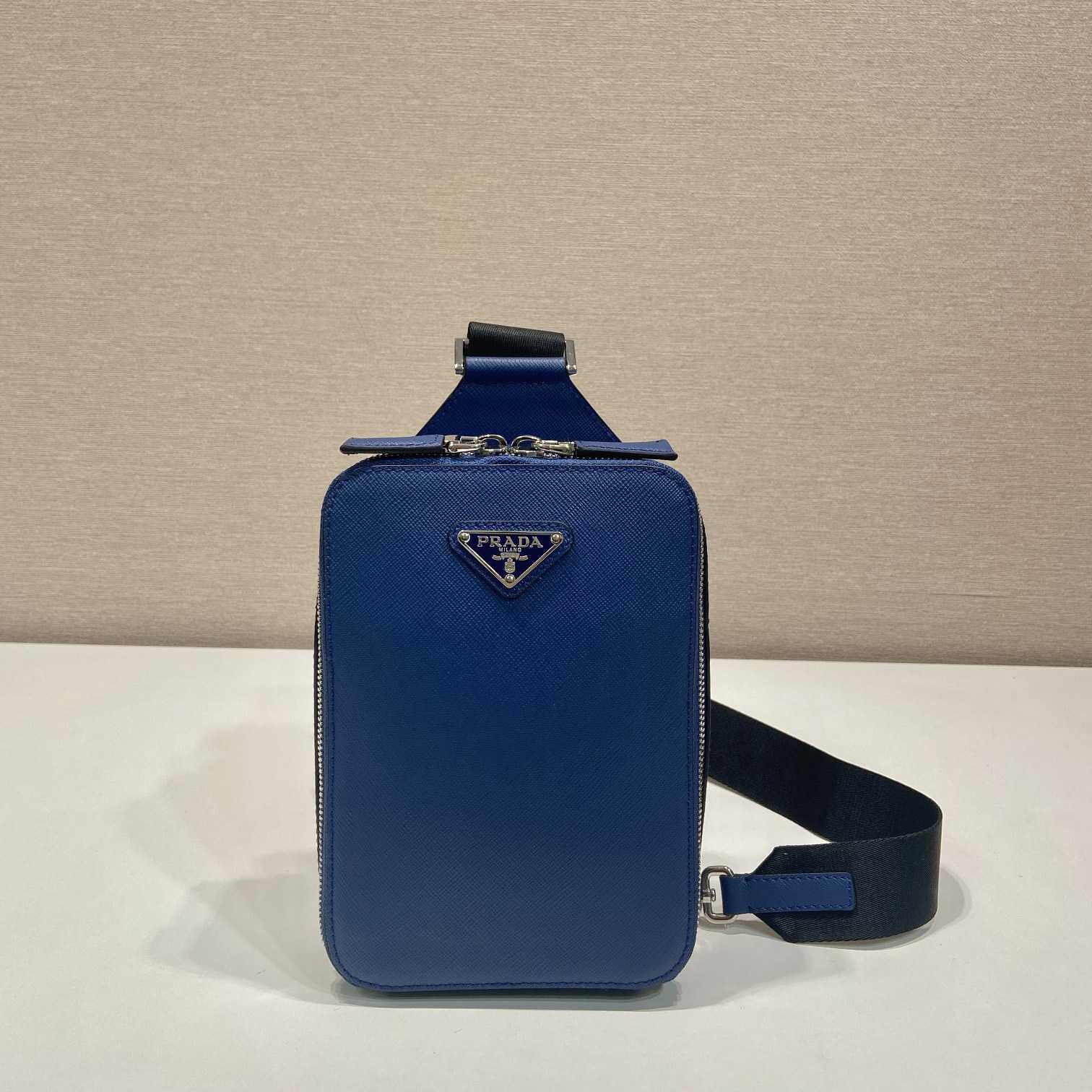 Prada Brique Saffiano Leather Bag - DesignerGu