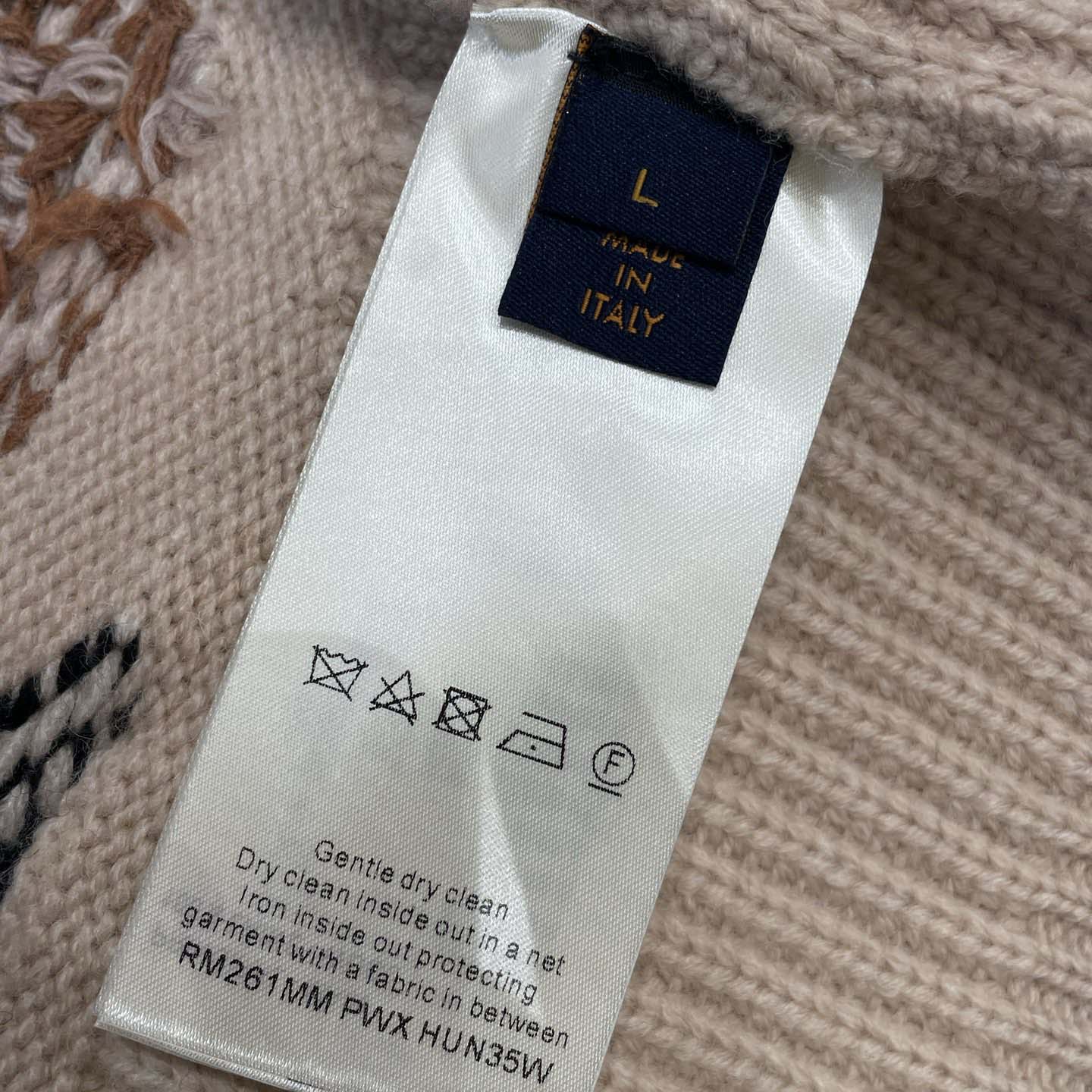 Louis Vuitton Graphic Knitted Crewneck   1AJBVT - DesignerGu