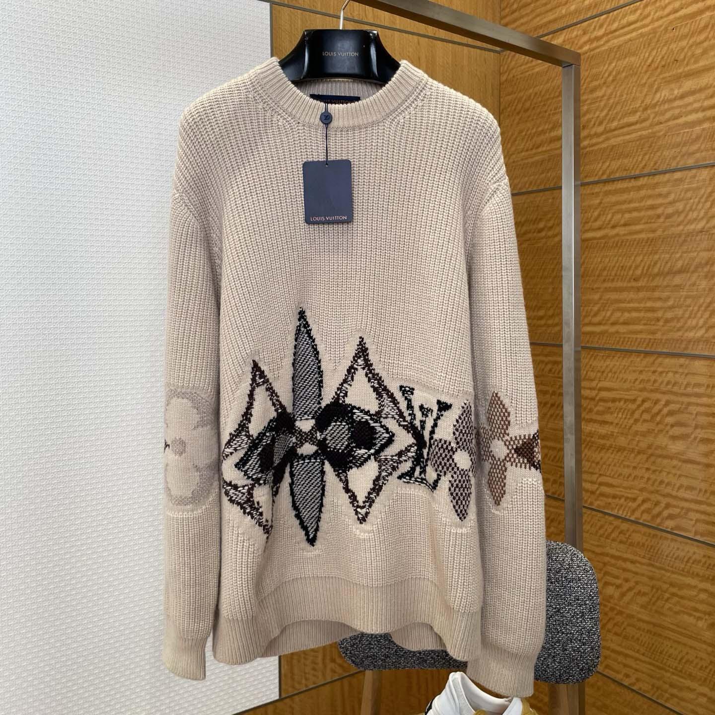 Louis Vuitton Graphic Knitted Crewneck   1AJBVT - DesignerGu