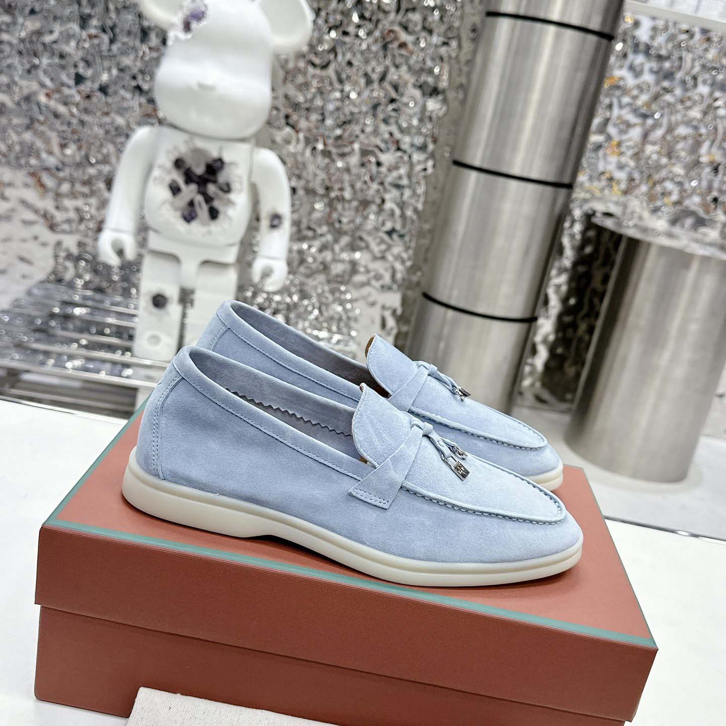 Loro Piana Summer Charms Walk loafers - DesignerGu