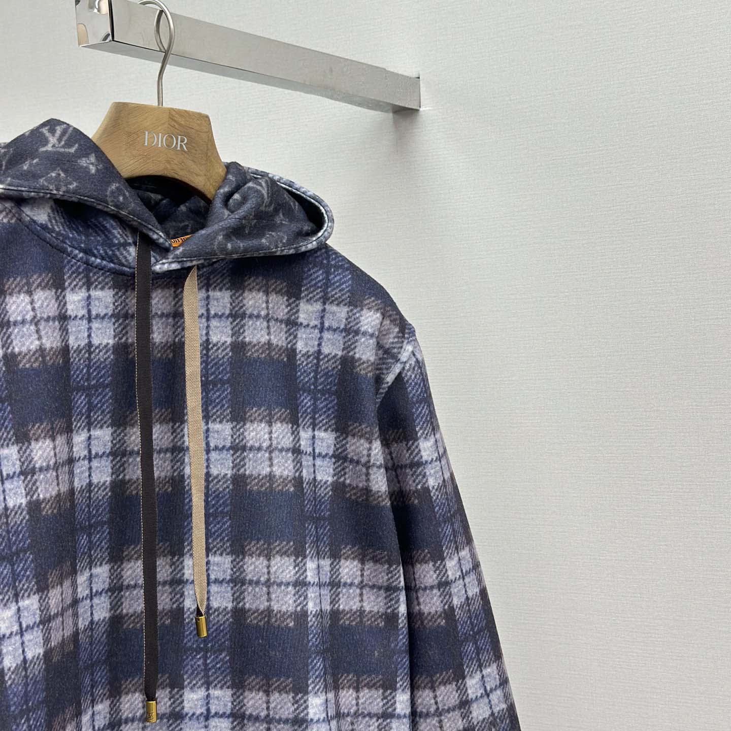 Louis Vuitton Monogram Faded Plaid Hoodie  - DesignerGu