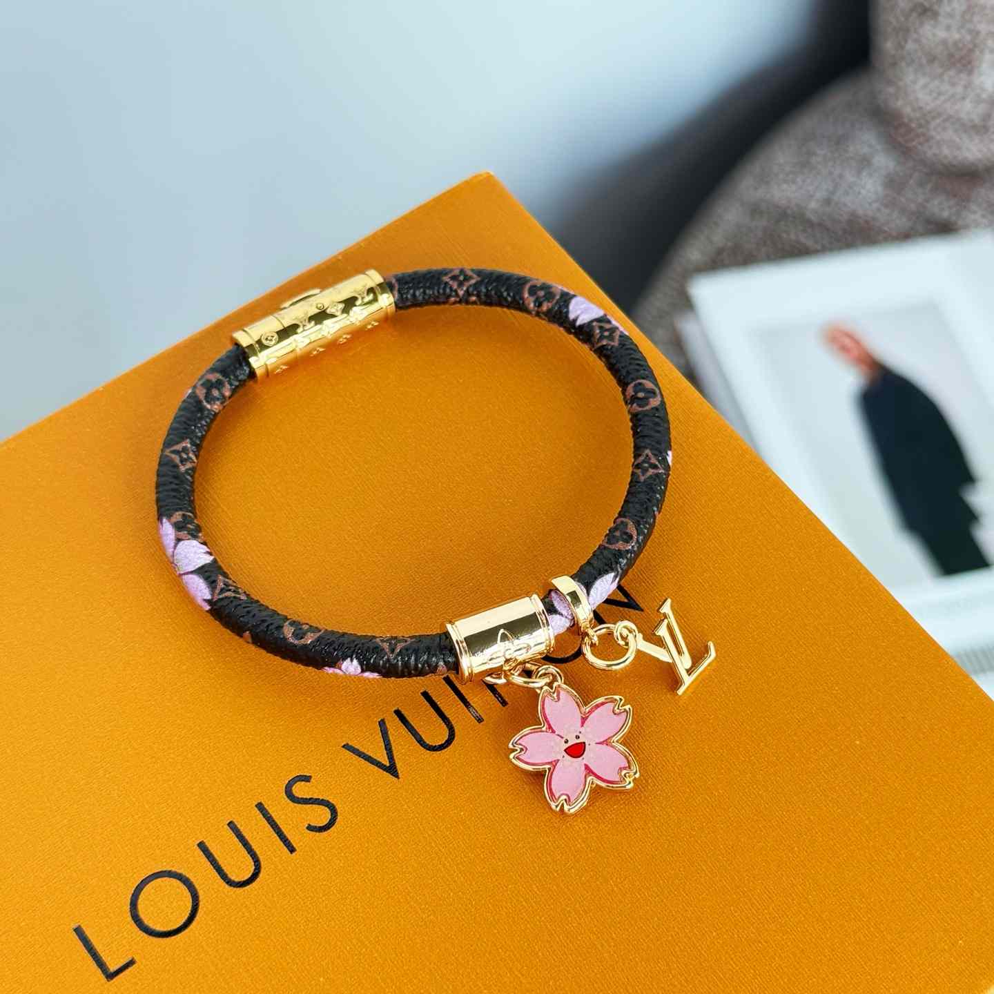 LV x TM Cherry Blossom Bracelet - DesignerGu