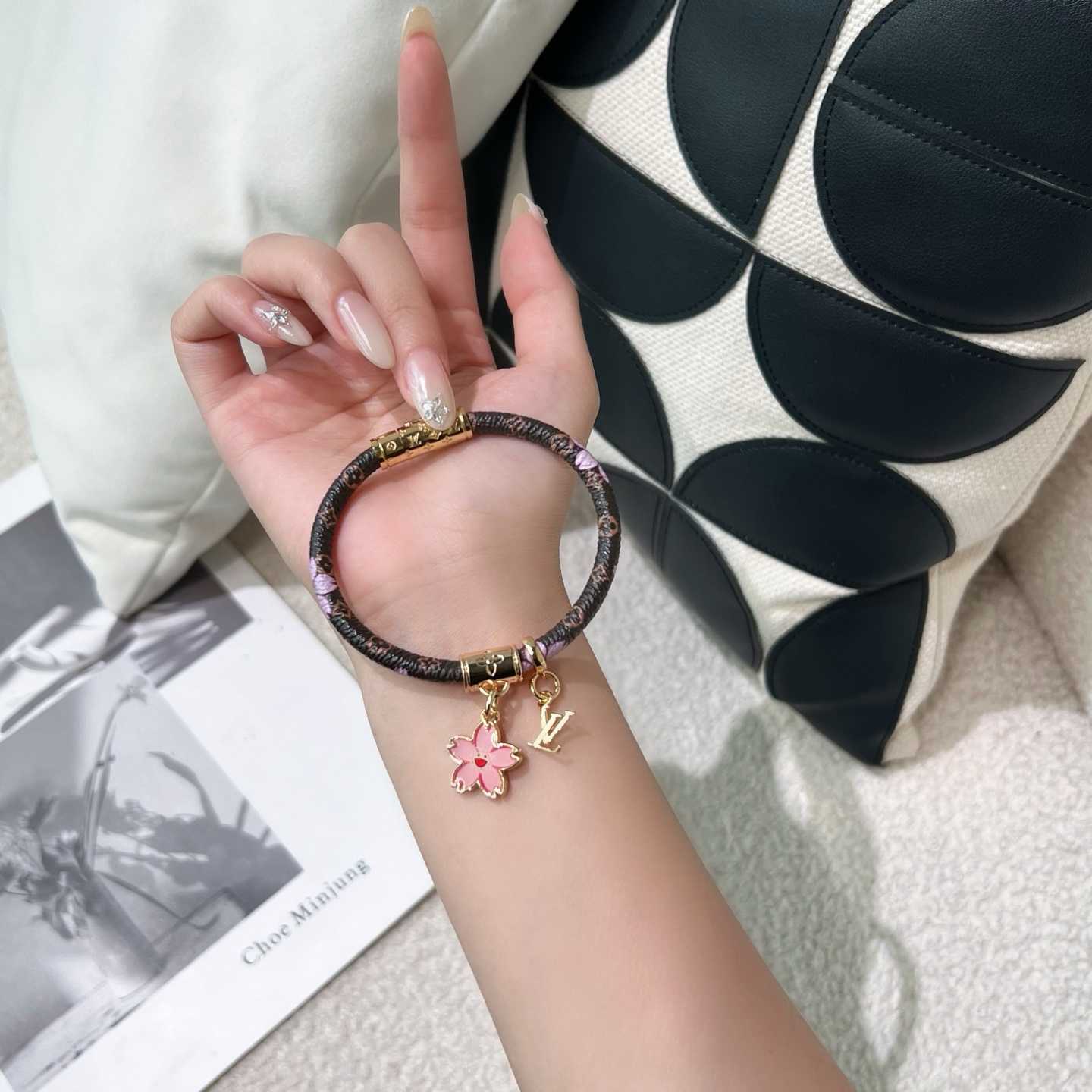 LV x TM Cherry Blossom Bracelet - DesignerGu