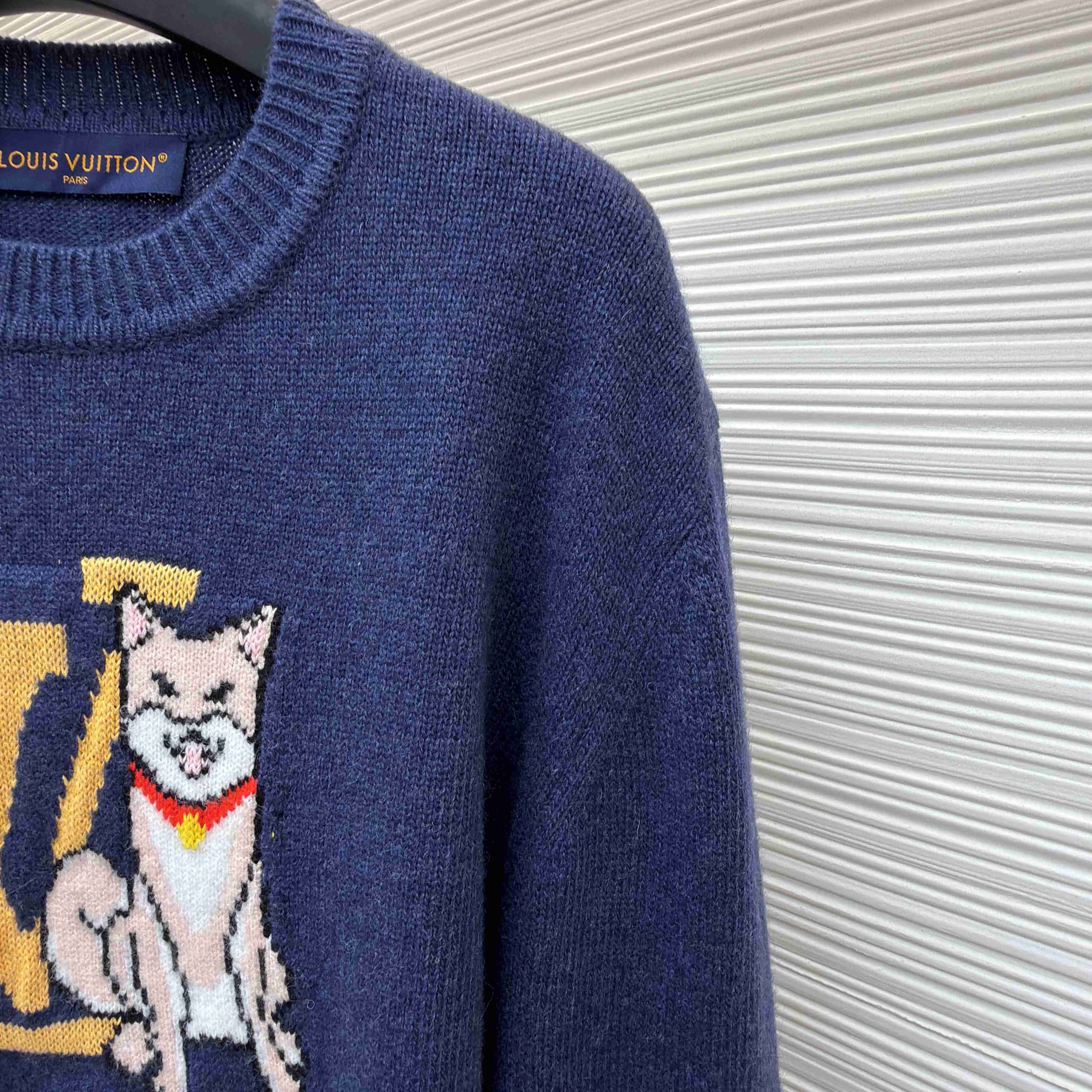 Louis Vuitton Long-Sleeved Intarsia Pullover - DesignerGu