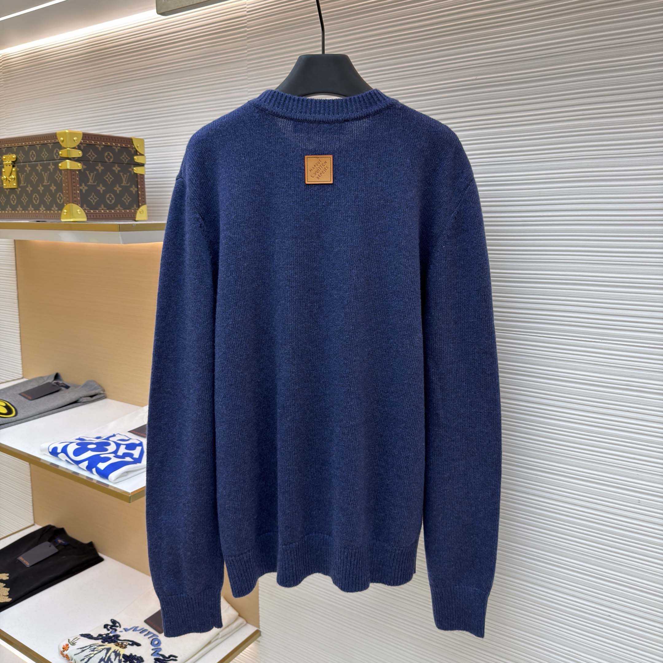 Louis Vuitton Long-Sleeved Intarsia Pullover - DesignerGu