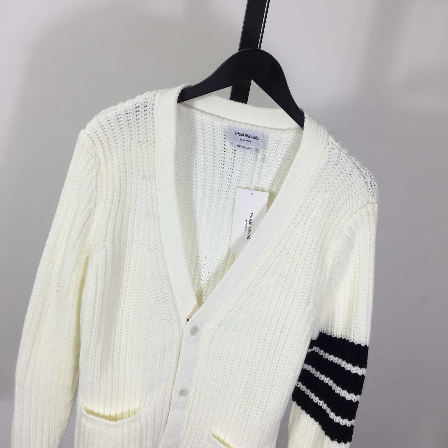 Thom Browne 4-Bar Cardigan - DesignerGu