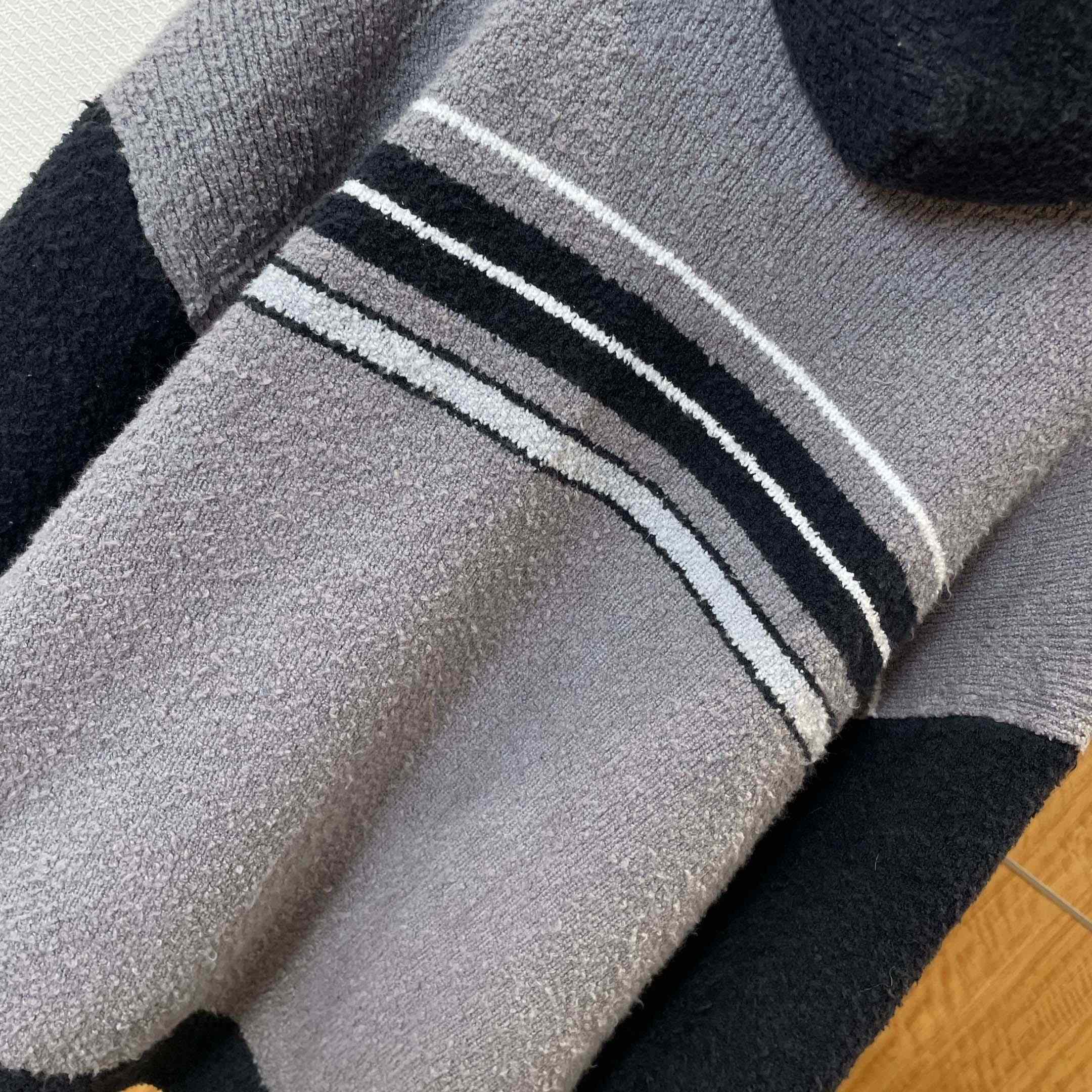 Balenciaga Fluffy Zip-Up Hoodie In Grey - DesignerGu