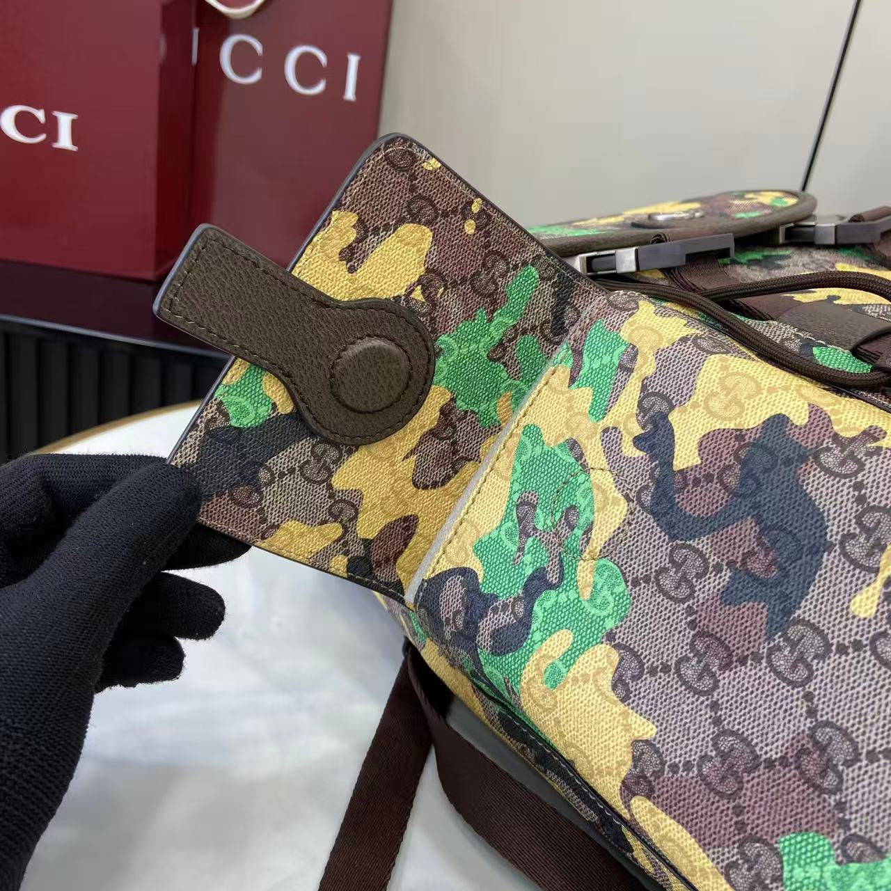 Gucci GG Large Backpack - DesignerGu