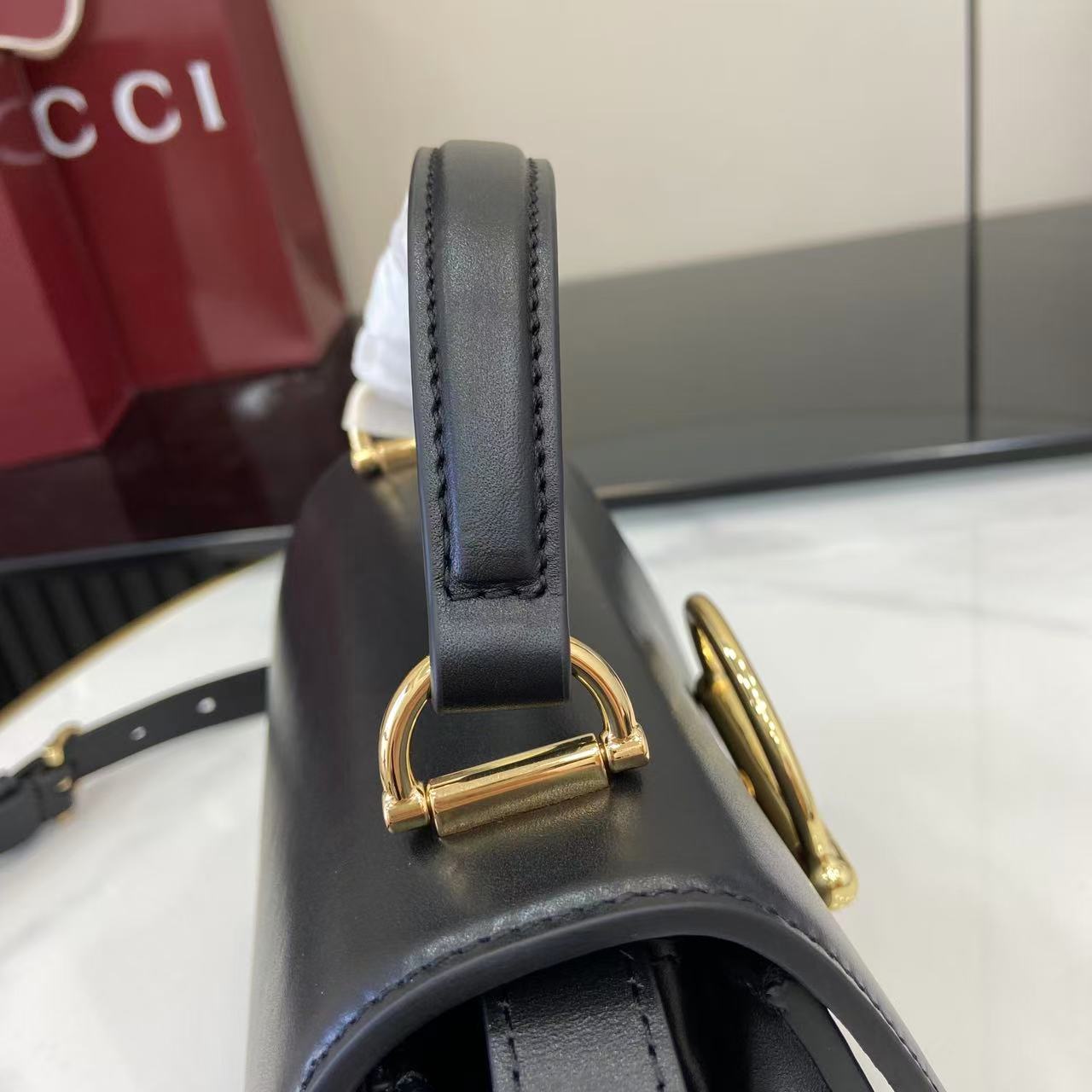 Gucci Siena Small Top Handle Bag - DesignerGu