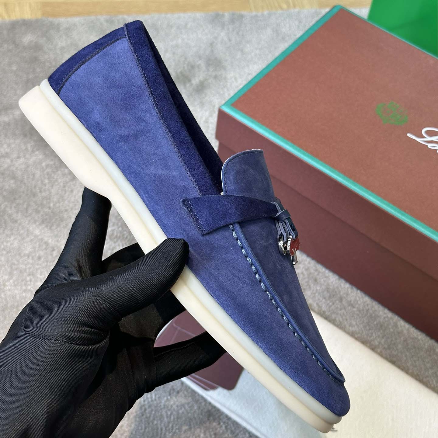 Loro Piana Summer Charms Walk loafers - DesignerGu