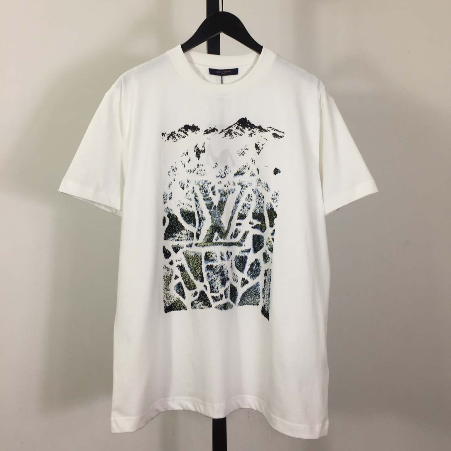 Louis Vuitton Velvet Jacquard Short-Sleeved T-Shirt - DesignerGu