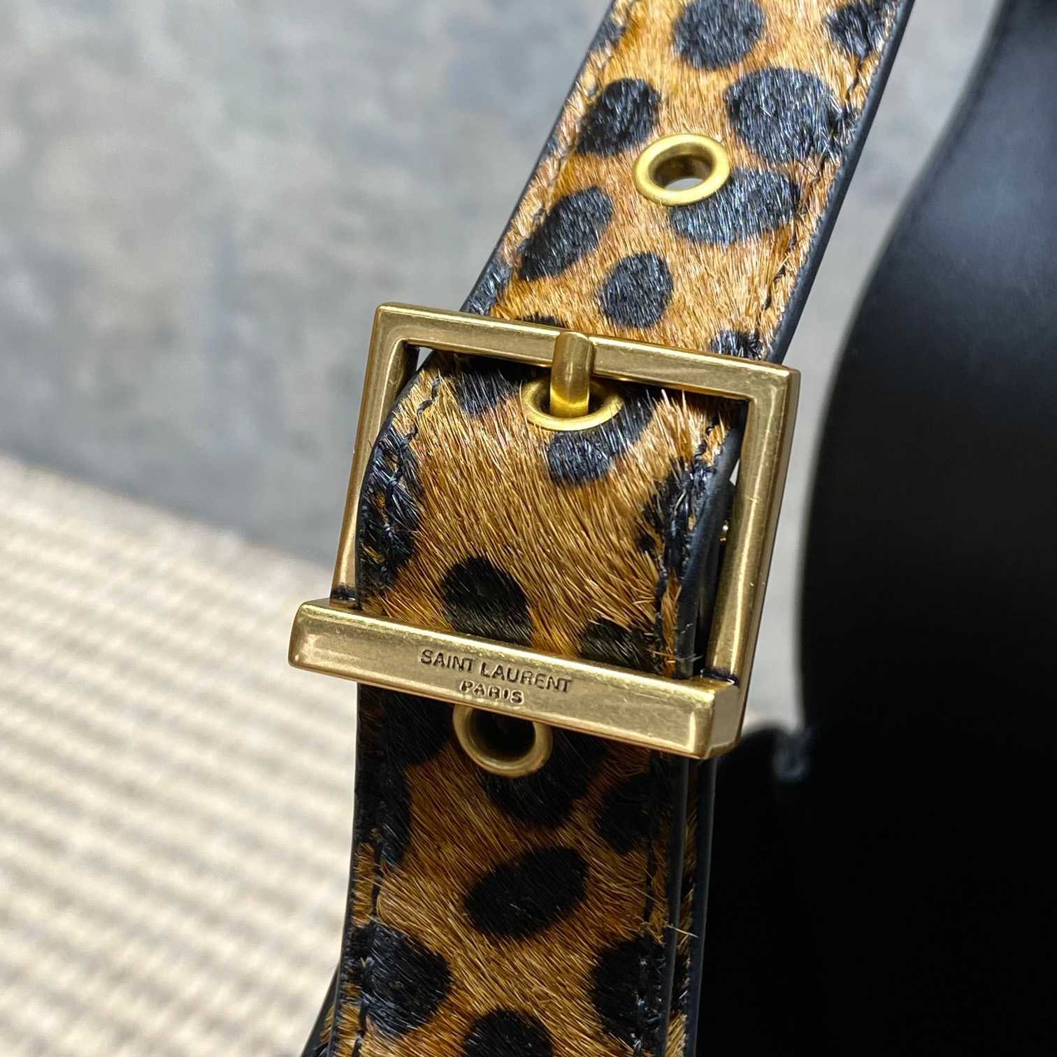 Saint Laurent LE 5 À 7 Supple Small In Pony Hair Leather - DesignerGu