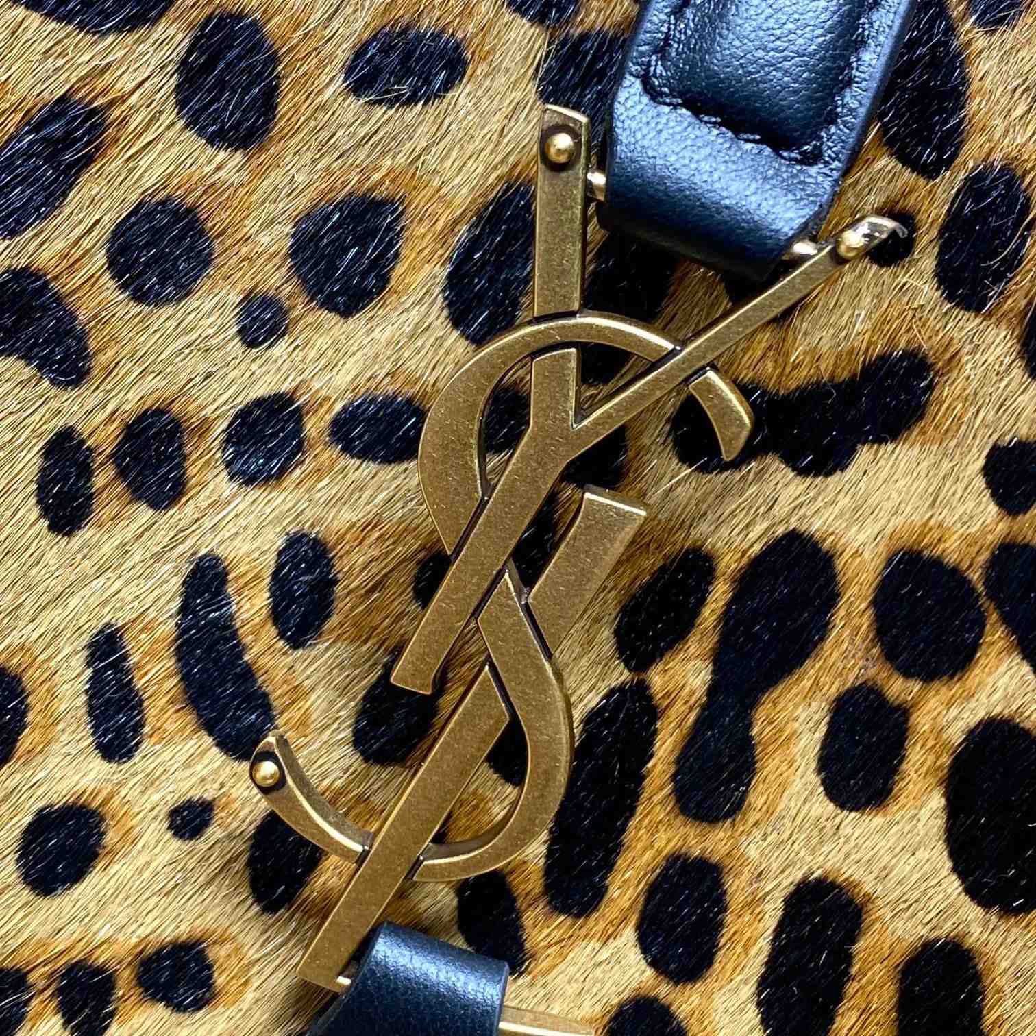 Saint Laurent LE 5 À 7 Supple Small In Pony Hair Leather - DesignerGu