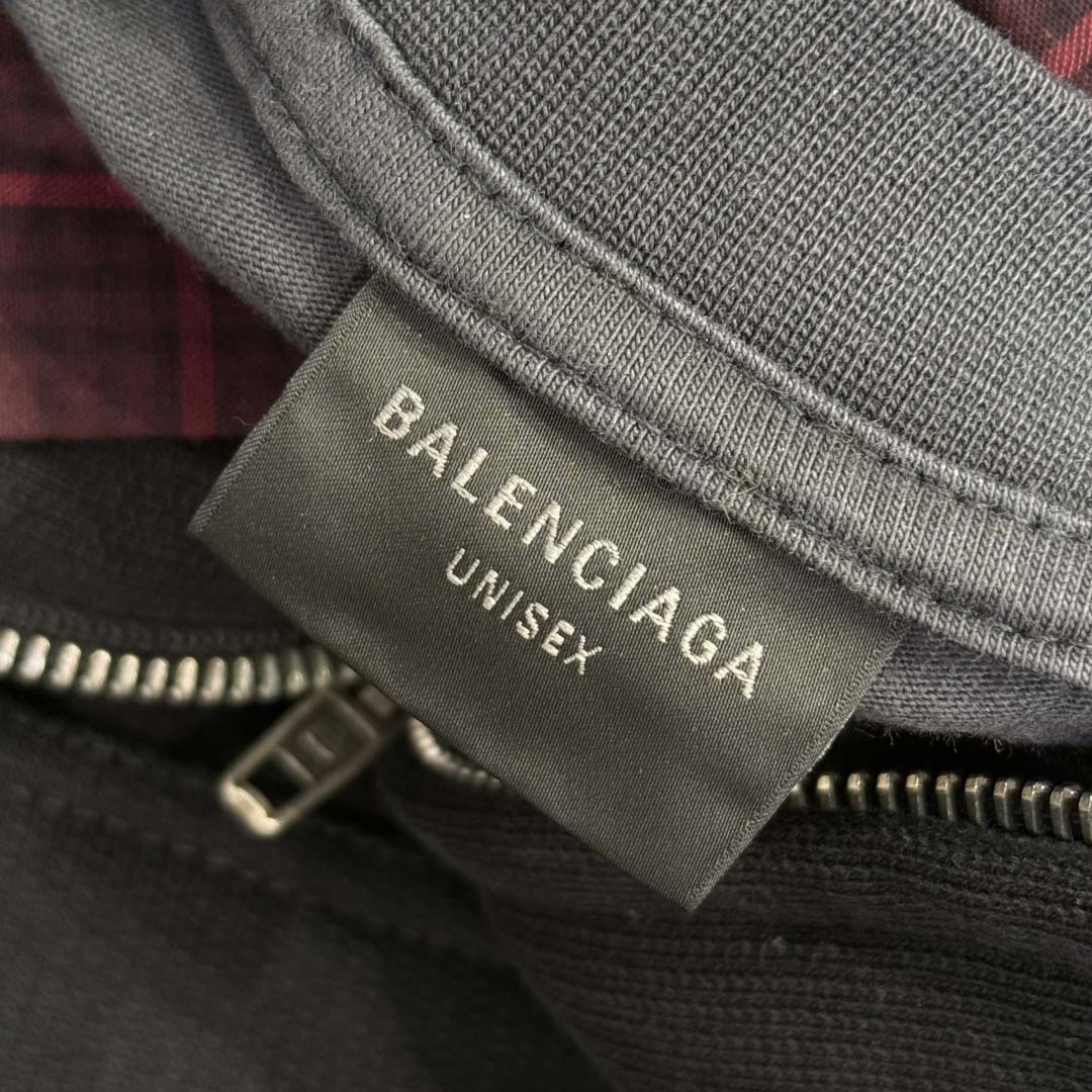 Balenciaga Unity Sports Icon Layered Oversized Hoodie - DesignerGu