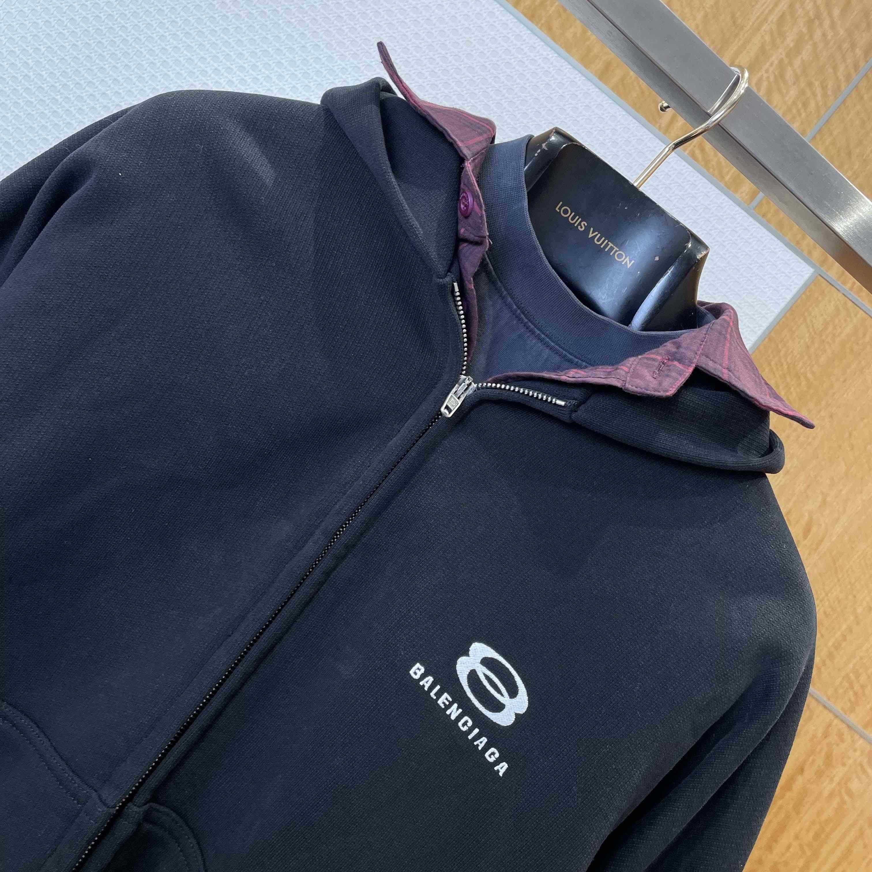 Balenciaga Unity Sports Icon Layered Oversized Hoodie - DesignerGu