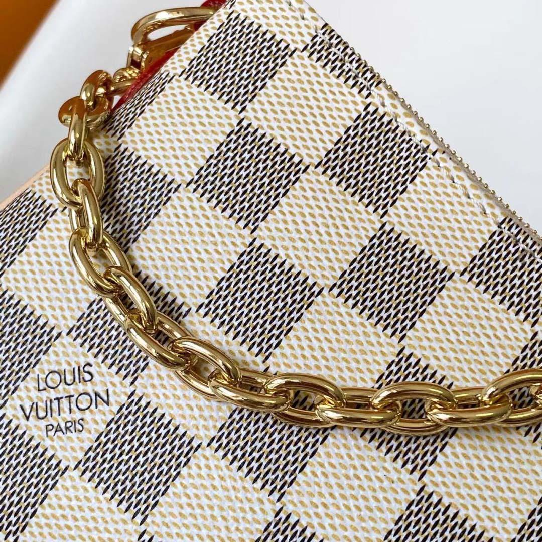 Louis Vuitton Pochette Liv Damier Azur   N00228 - DesignerGu