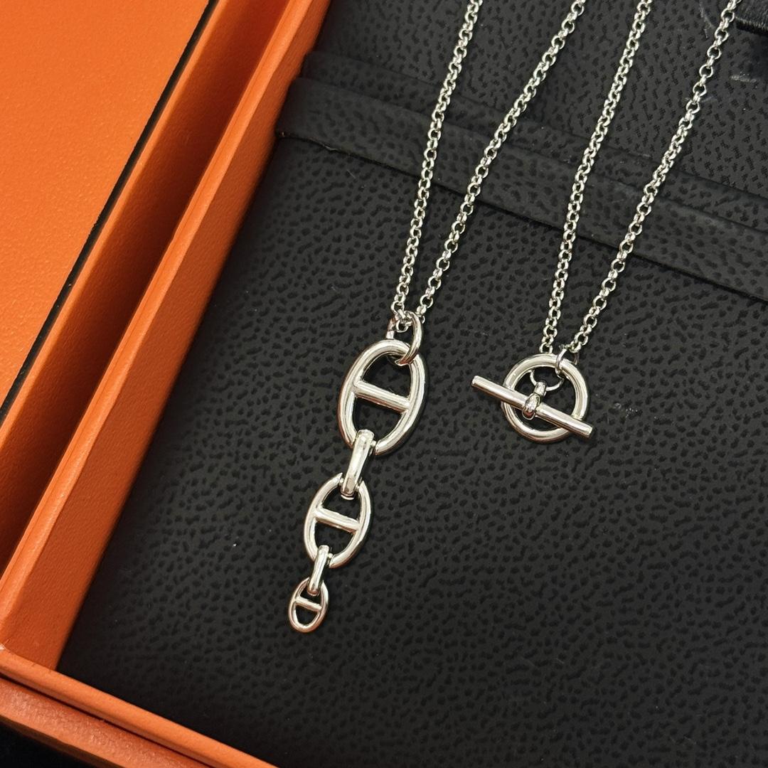 Hermès Pre-Owned 2010s Chaîne d'Ancre Necklace - DesignerGu