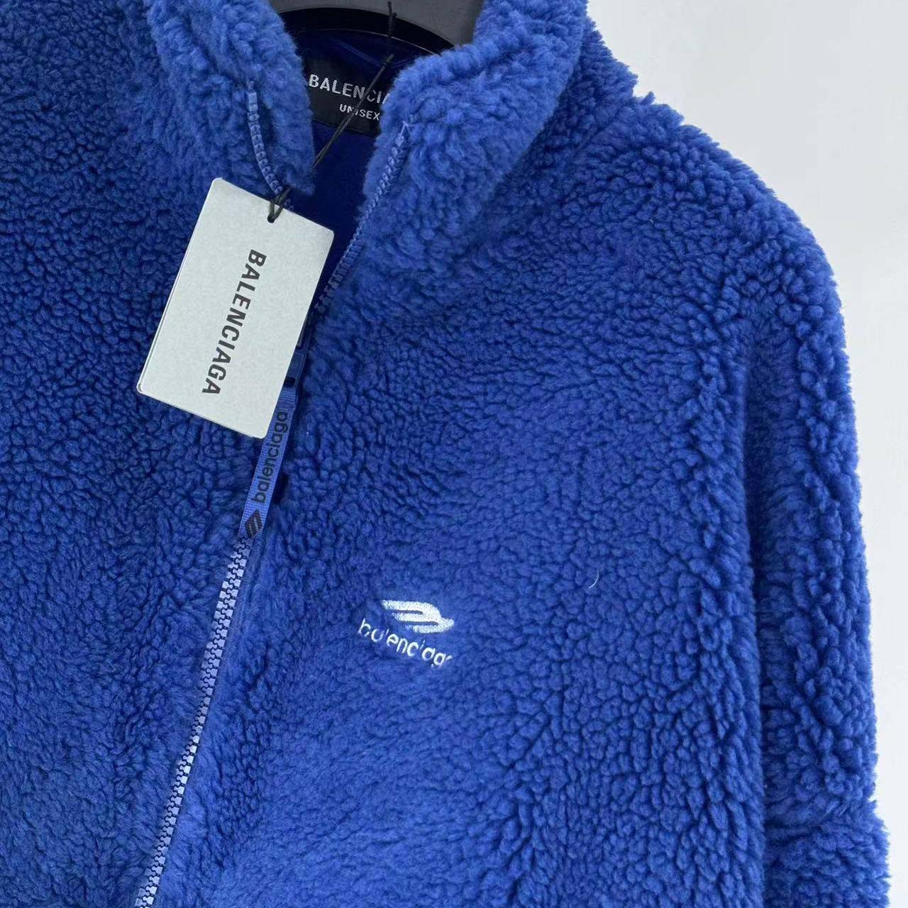 Balenciaga 3B Sports Icon Ski Zip-Up Jacket In Light Marine Blue - DesignerGu