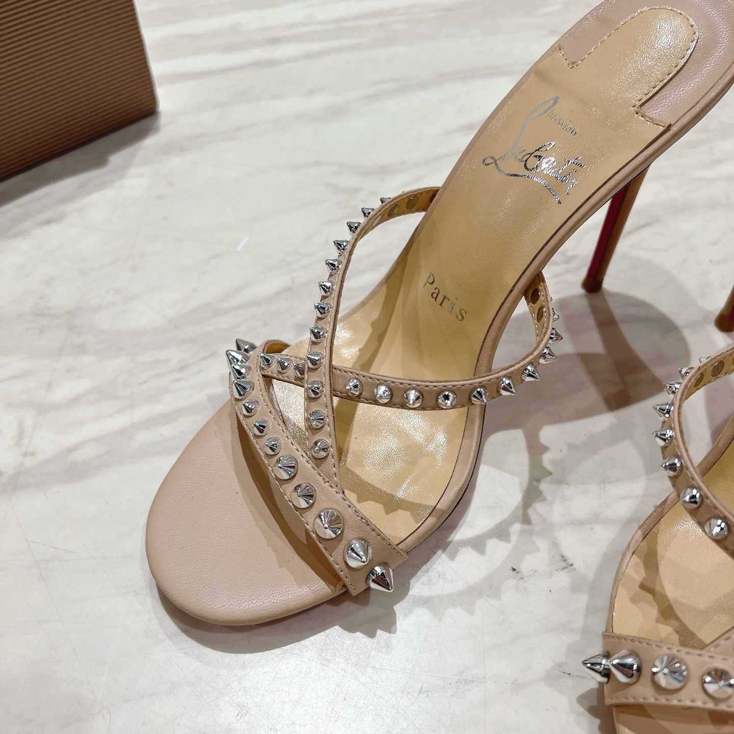 Christian Louboutin Tatoosh Spikes sandal  10cm - DesignerGu