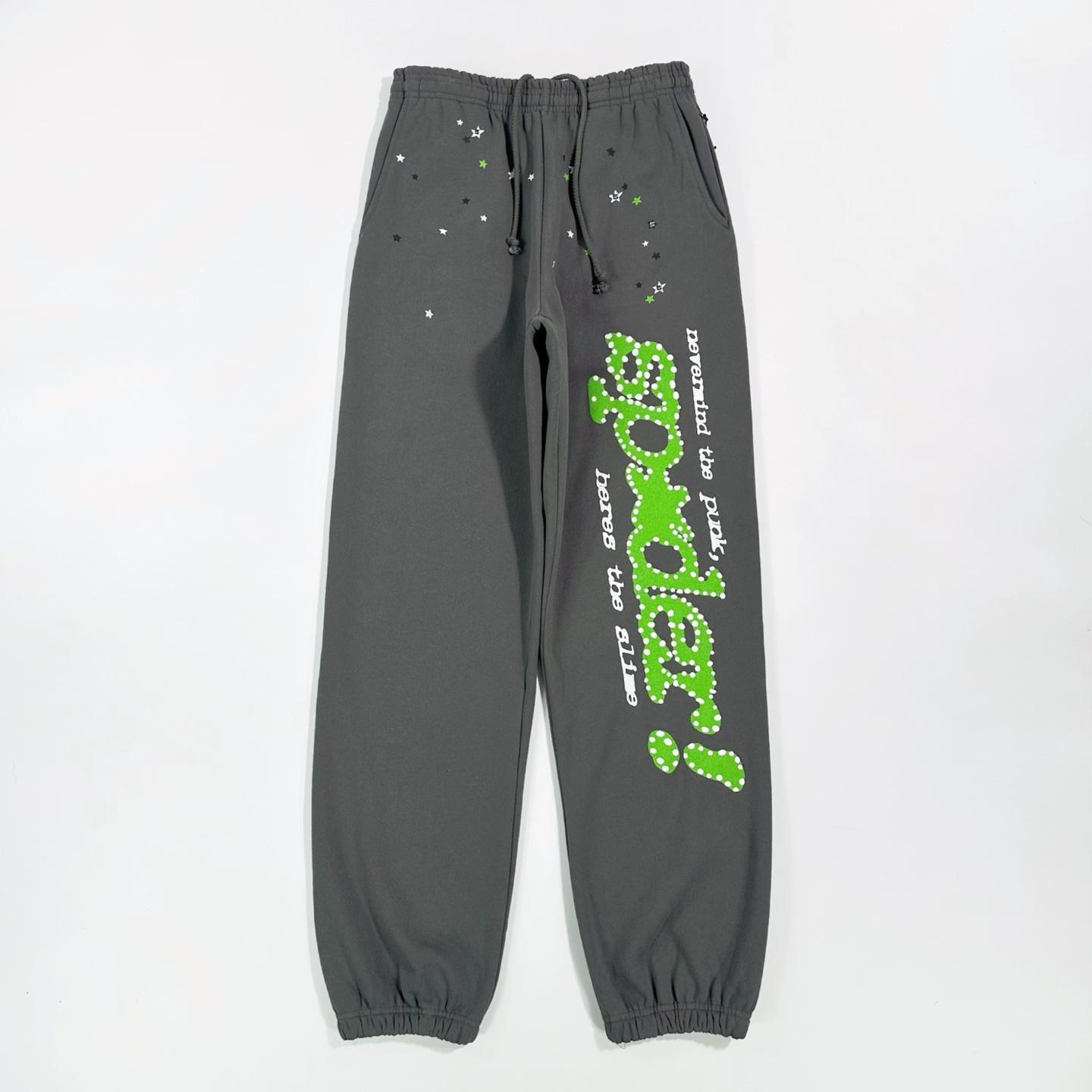 Sp5der Punk V2 Sweatpant Slate Grey - DesignerGu