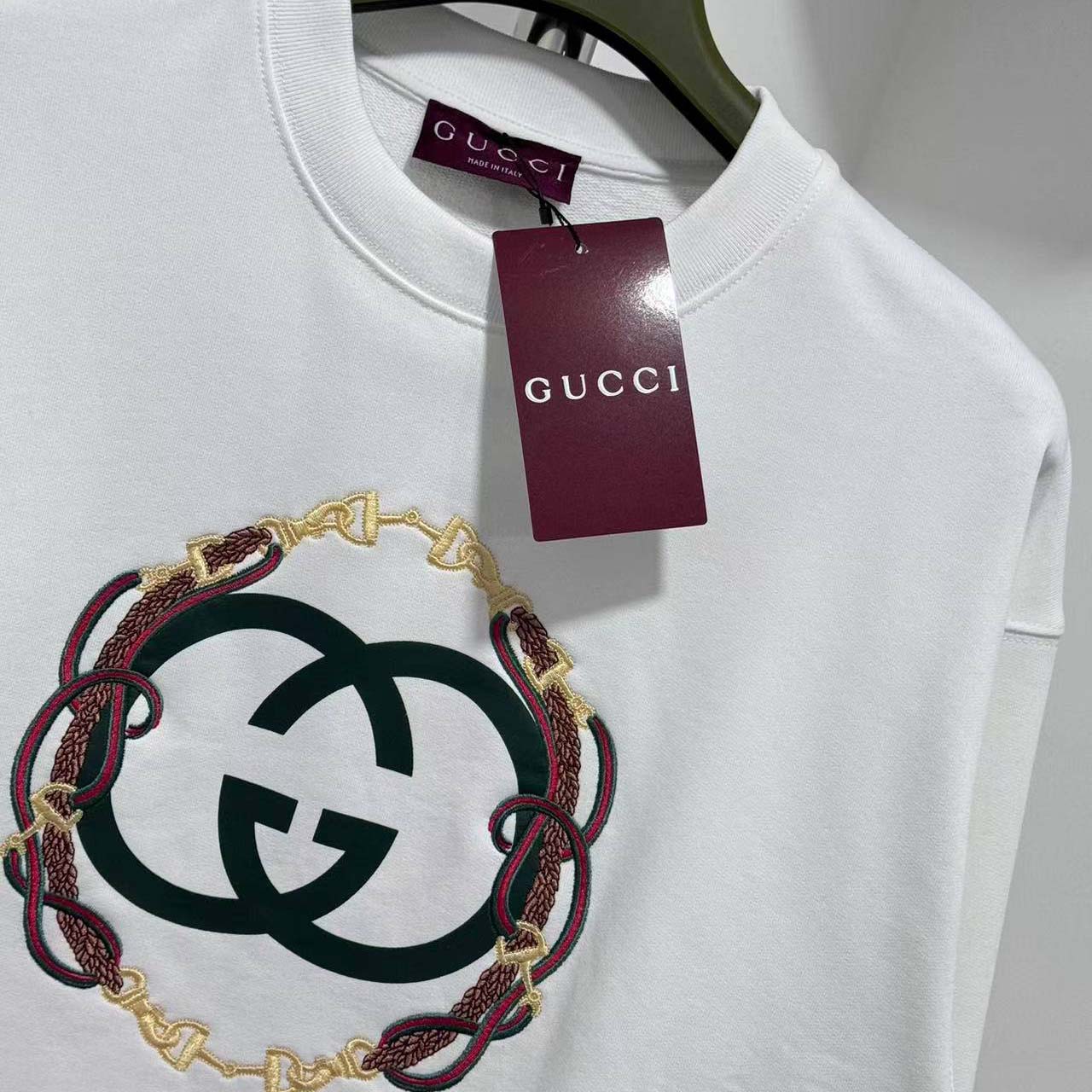 Gucci Cotton Jersey Sweatshirt With Print - DesignerGu