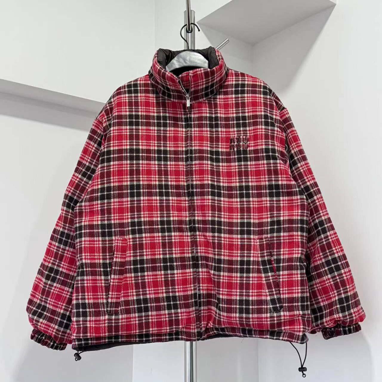 Miu Miu Technical Pongé Reversible Down Jacket - DesignerGu