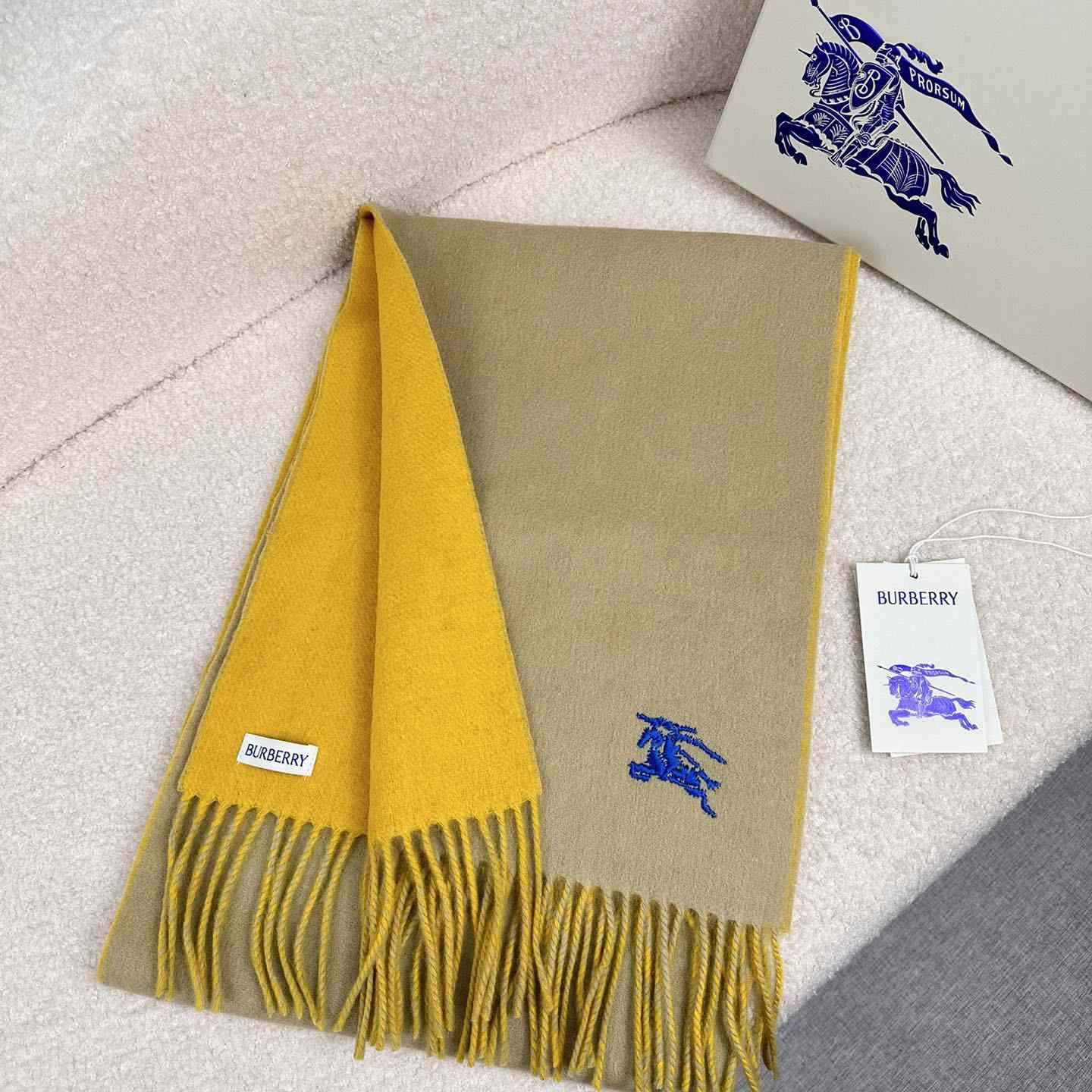 Burberry Reversible Cashmere Scarf - DesignerGu