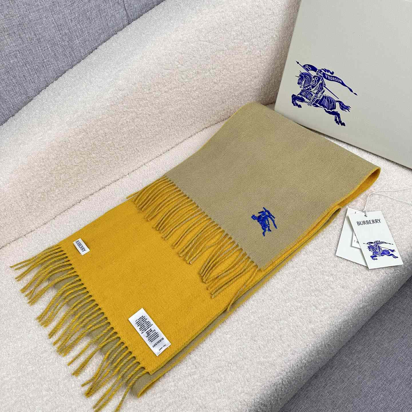 Burberry Reversible Cashmere Scarf - DesignerGu