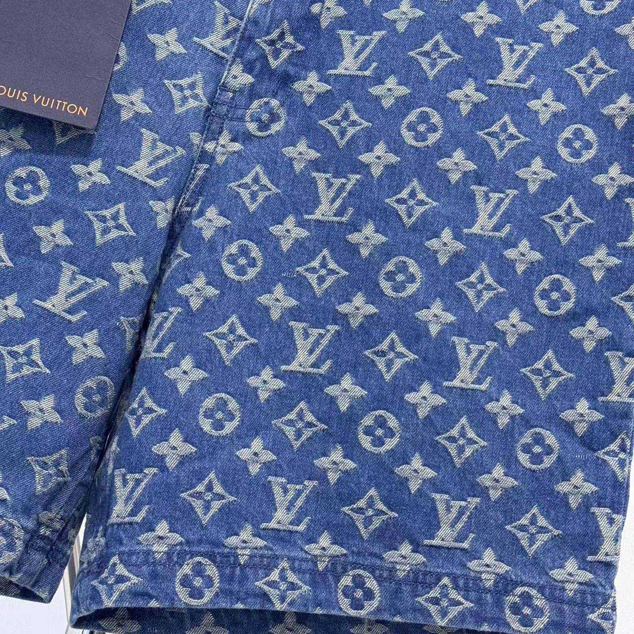Louis Vuitton Monogram Denim Shorts  - DesignerGu