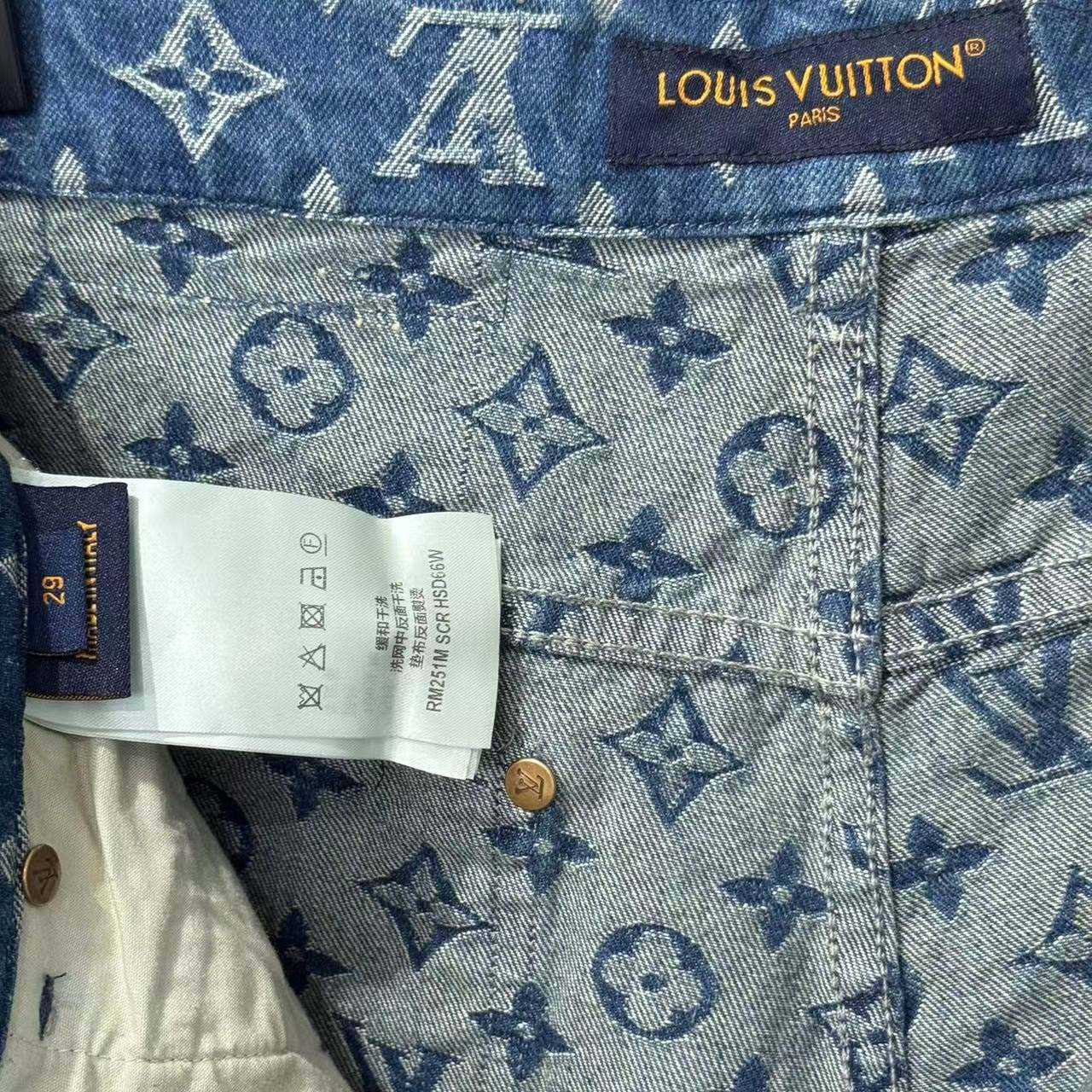 Louis Vuitton Monogram Denim Shorts  - DesignerGu