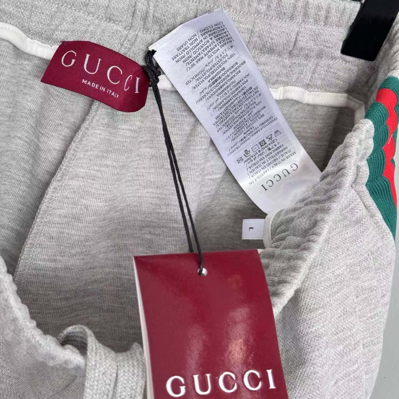 Gucci Cotton Piquet Double Sportswear Pant - DesignerGu