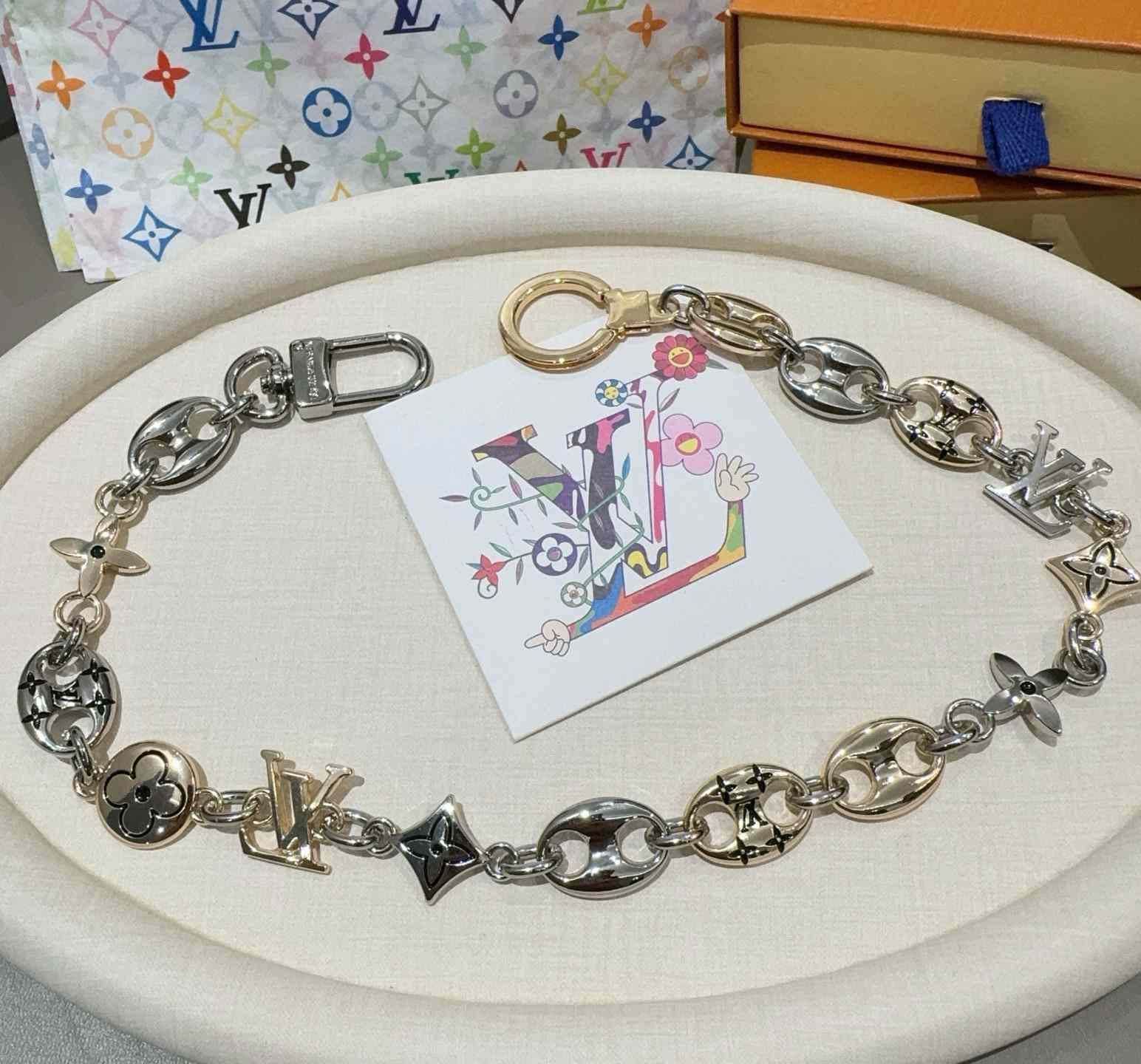 Louis Vuitton LV Sailor Chain Belt S00   M03122 - DesignerGu
