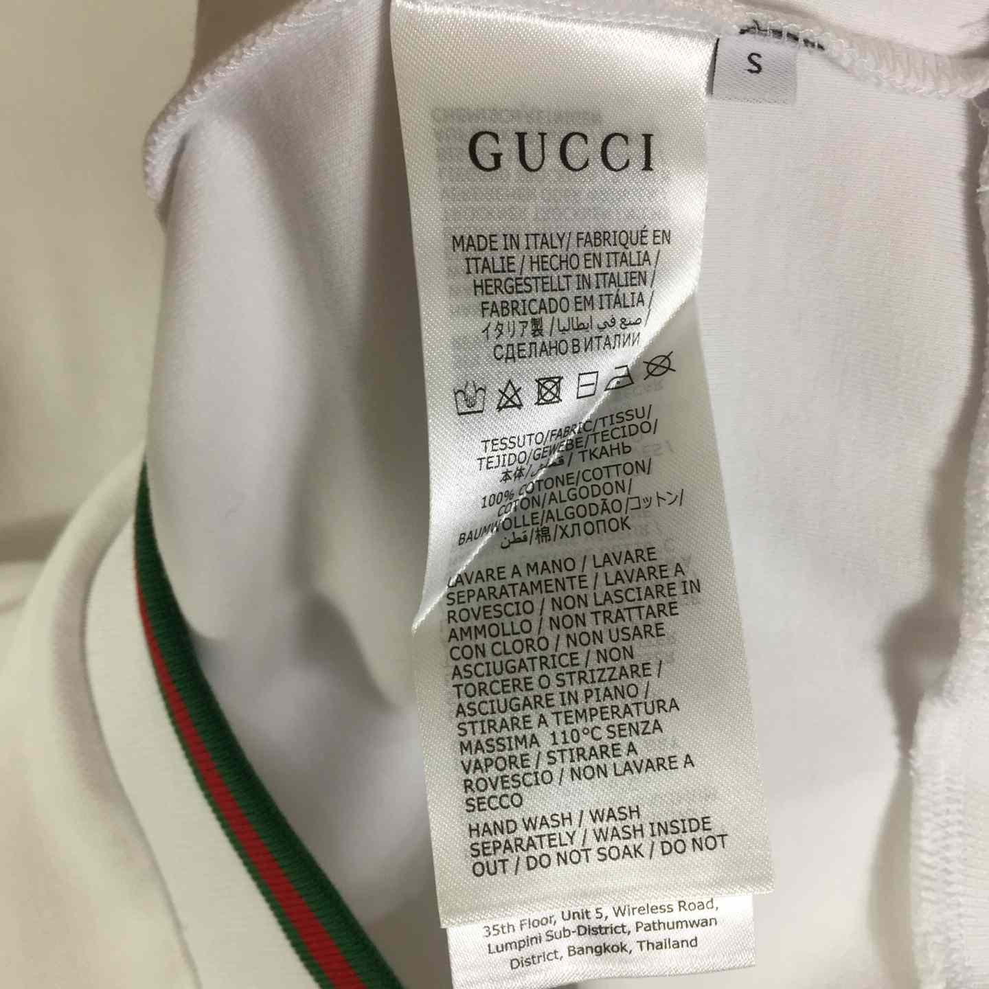 Gucci Cotton Piquet Sweatshirt With Web - DesignerGu