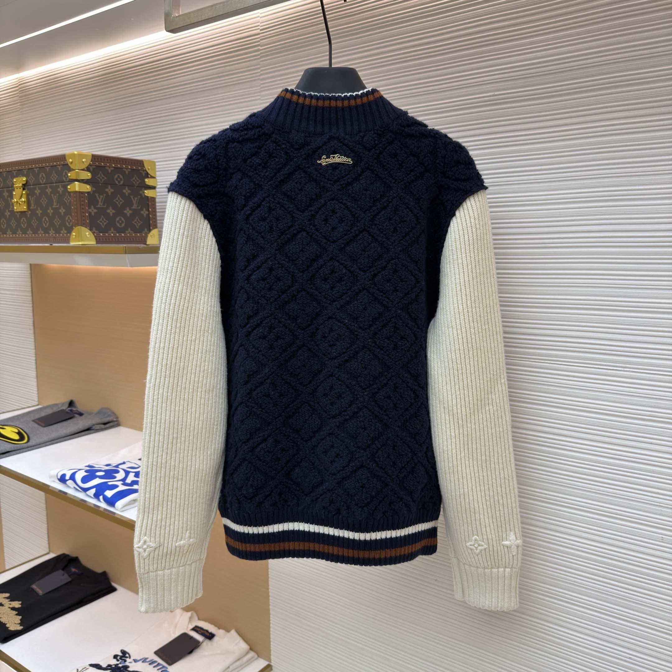 Louis Vuitton Monogram Toweling Varsity Jacket    1AIQFO - DesignerGu