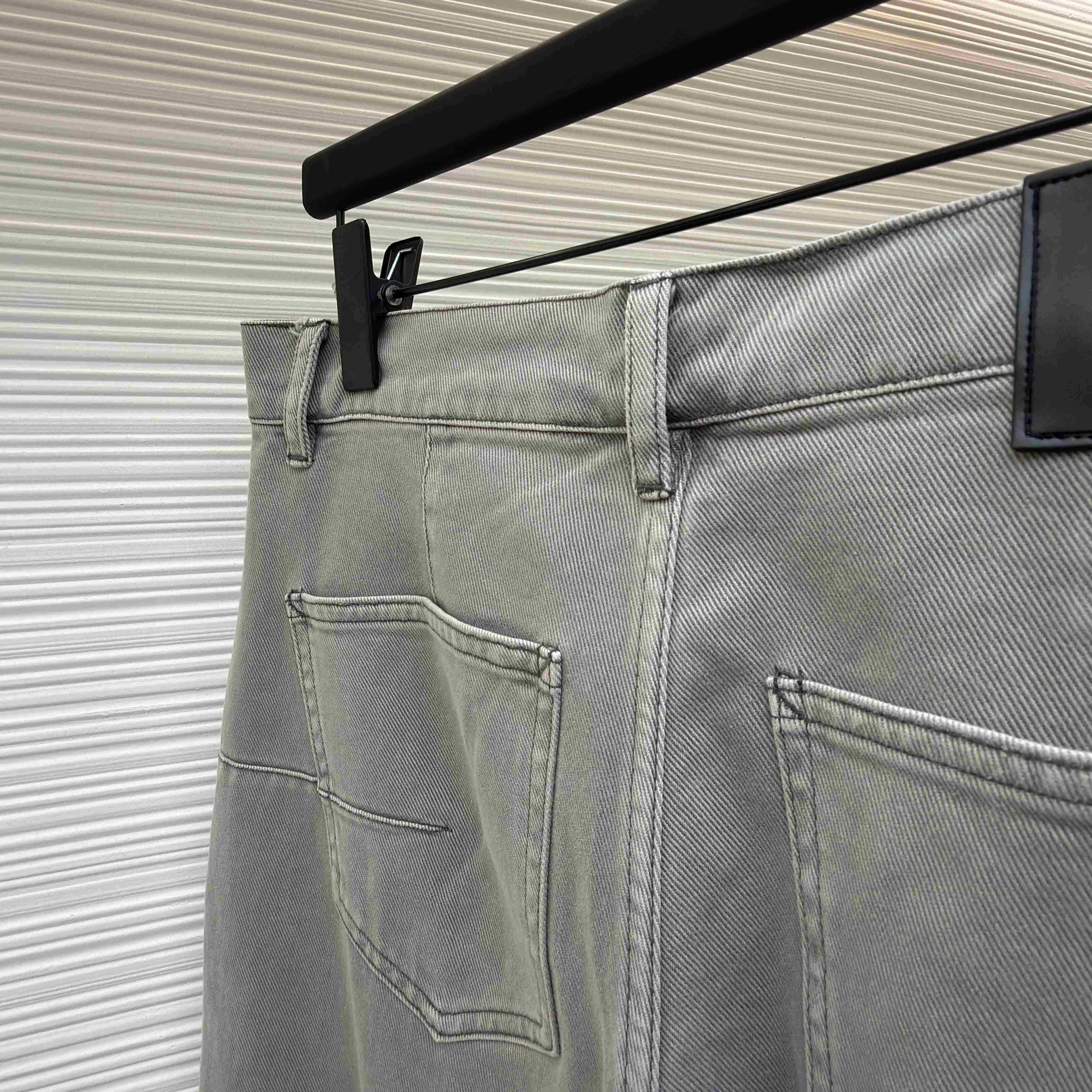 Dior Cannage Carpenter Jeans Gray Cotton Twill - DesignerGu