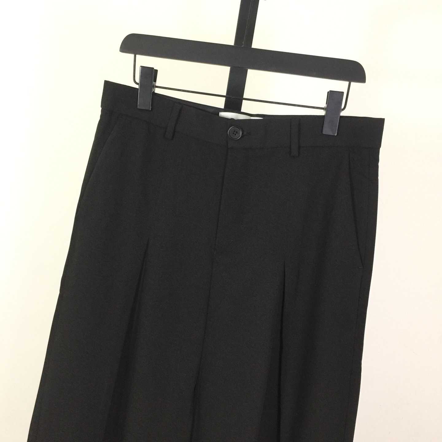 Loewe Low Crotch Trousers In Cotton Black - DesignerGu